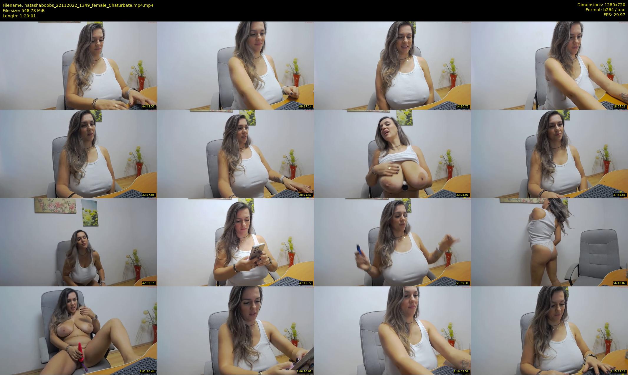 natashaboobs — 81 minute Chaturbate female cam show recording, 720p, Nov 22, 2022