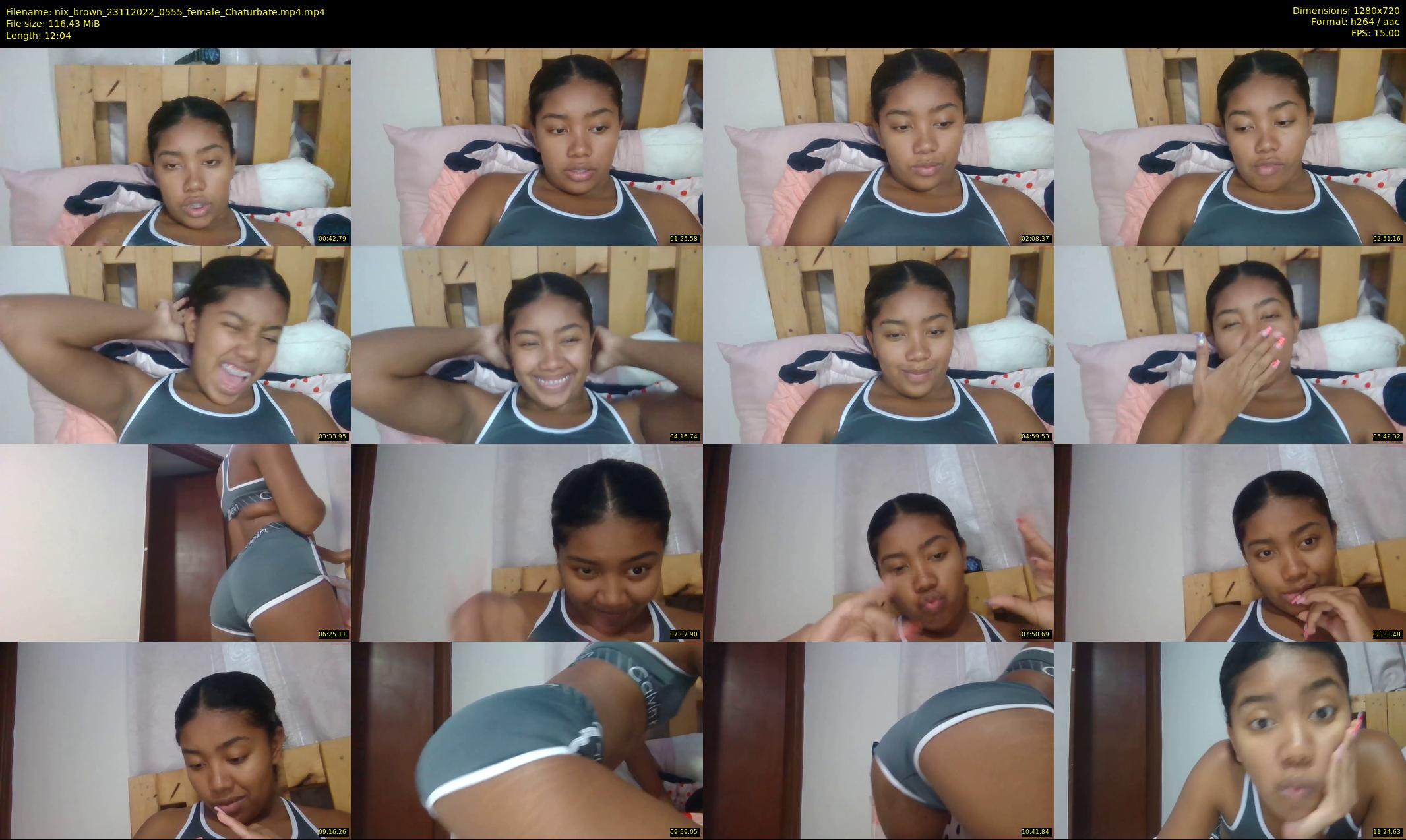 nix_brown — 13 minute Chaturbate female cam show recording, 720p, Nov 23, 2022