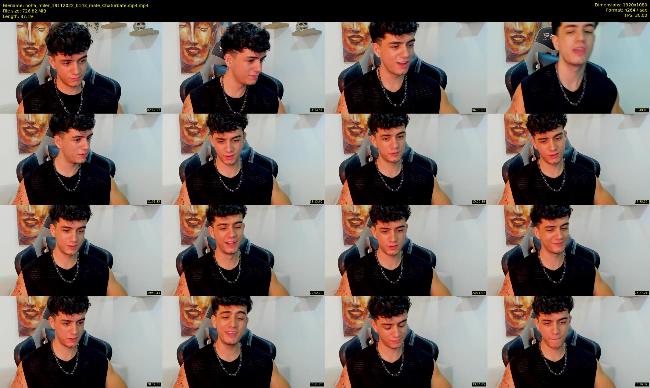 noha_miler — 38 minute Chaturbate male cam show recording, 1080p, Nov 19, 2022