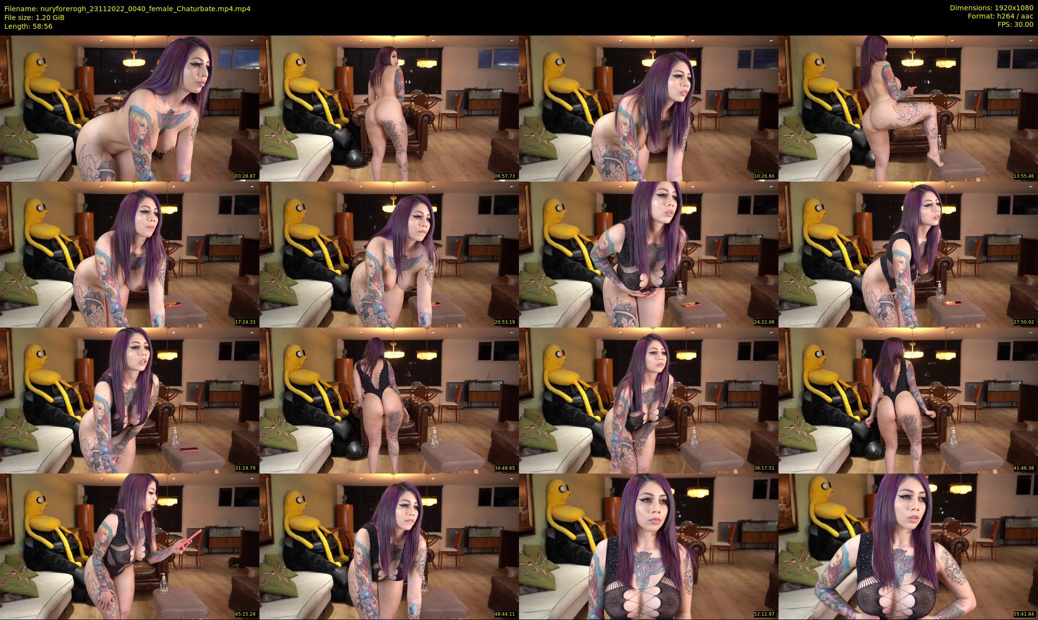 nuryforerogh — 59 minute Chaturbate female cam show recording, 1080p, Nov 23, 2022