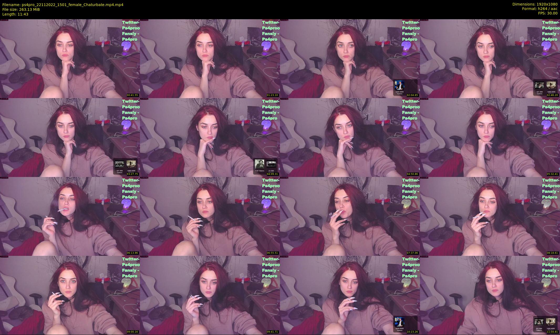 ps4pro — 12 minute Chaturbate female cam show recording, 1080p, Nov 22, 2022