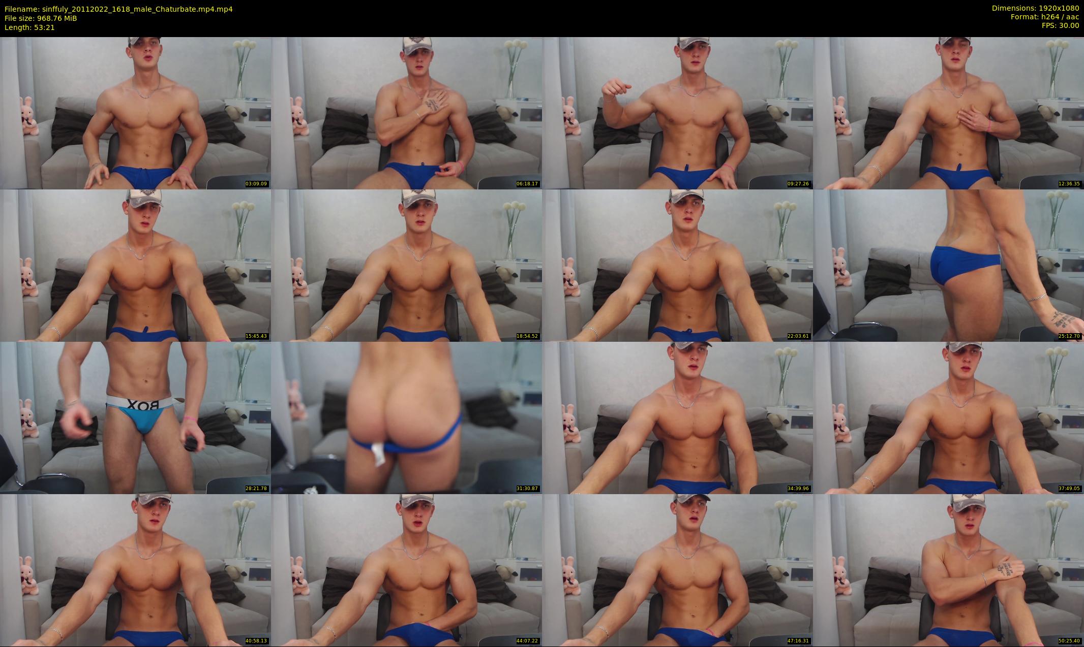 sinffuly — 54 minute Chaturbate male cam show recording, 1080p, Nov 20, 2022