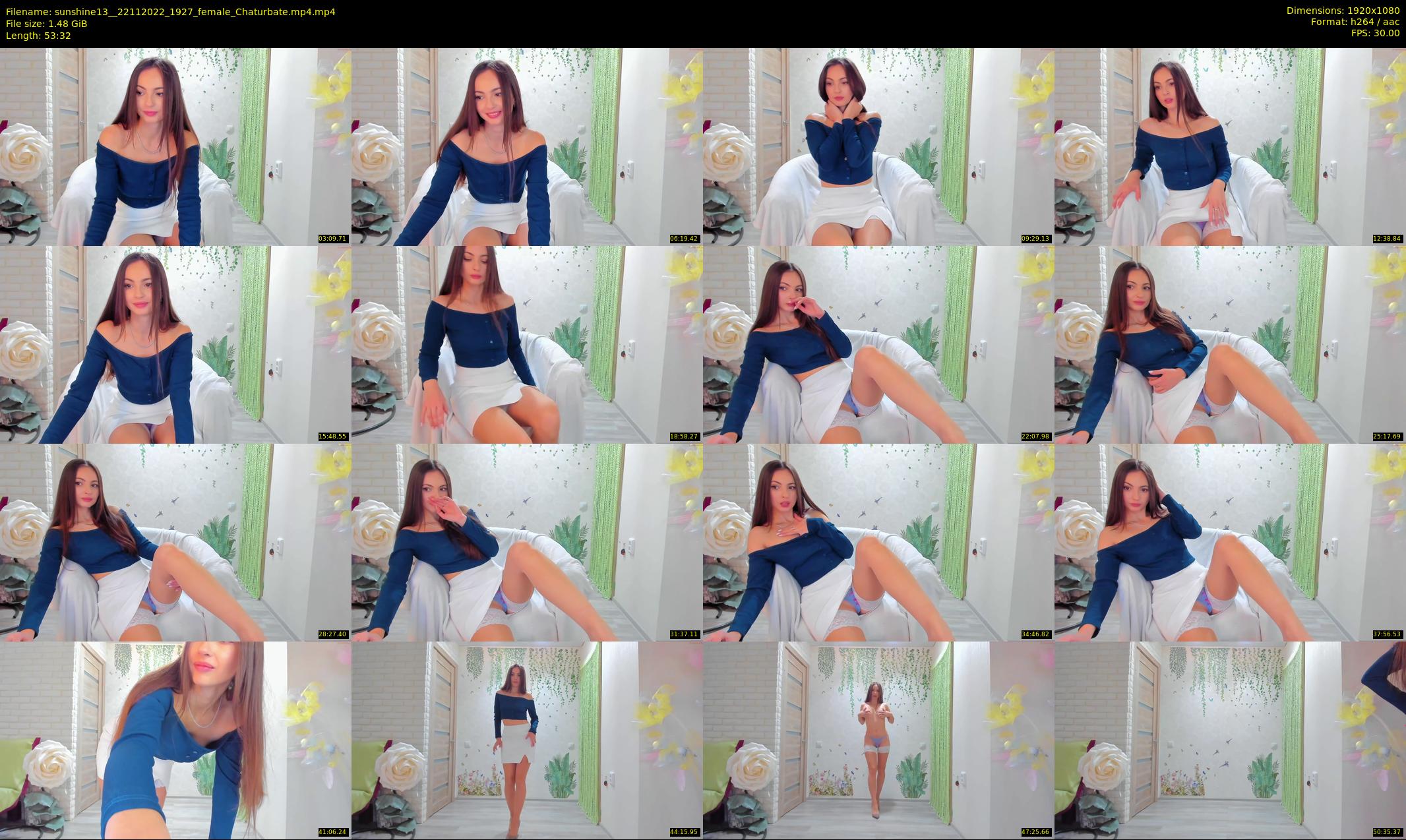 sunshine13_ — 54 minute Chaturbate female cam show recording, 1080p, Nov 22, 2022