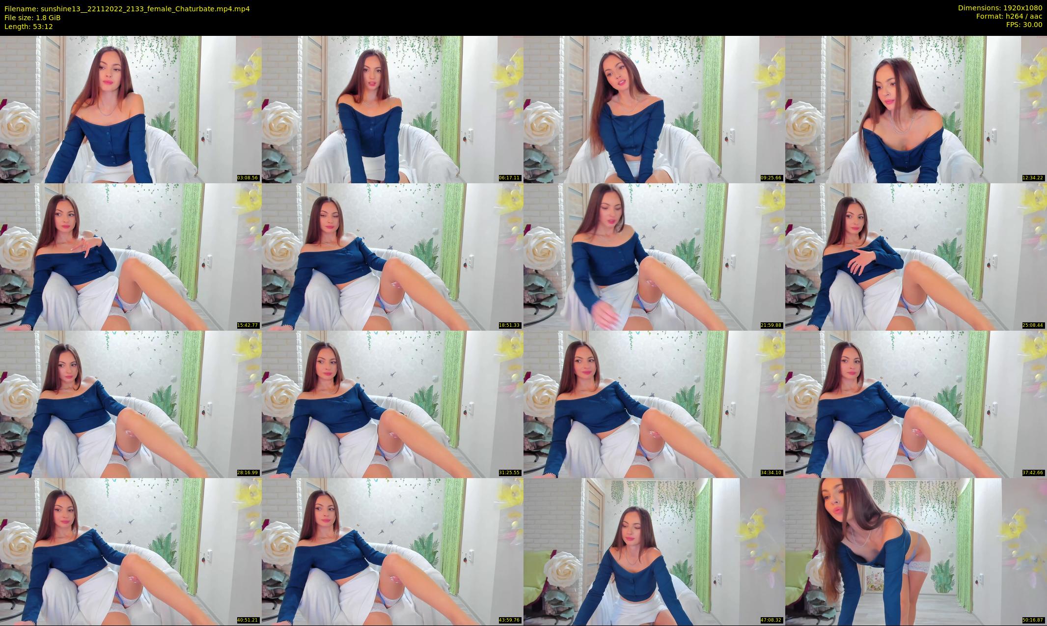 sunshine13_ — 54 minute Chaturbate female cam show recording, 1080p, Nov 22, 2022