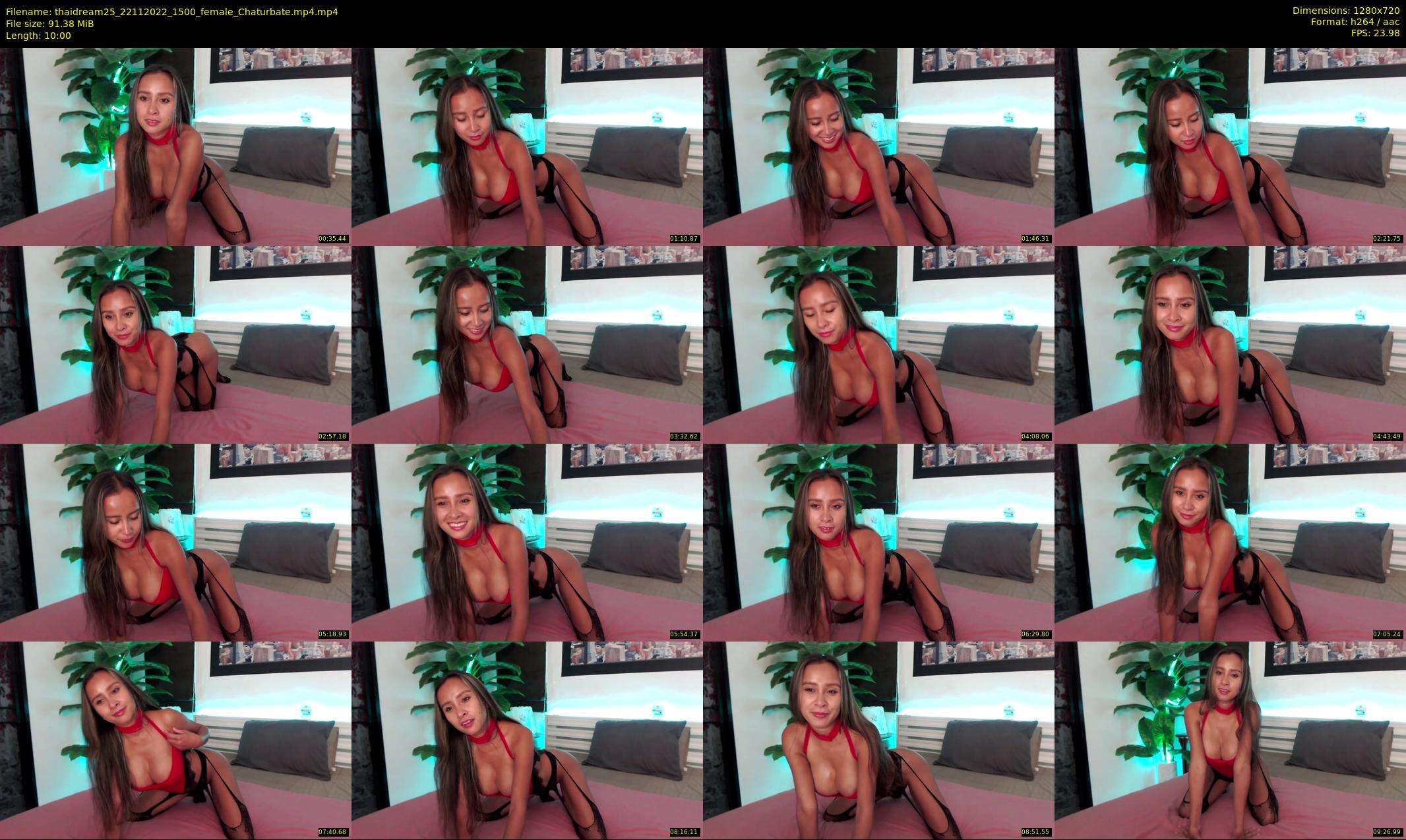 thaidream25 — 10 minute Chaturbate female cam show recording, 720p, Nov 22, 2022