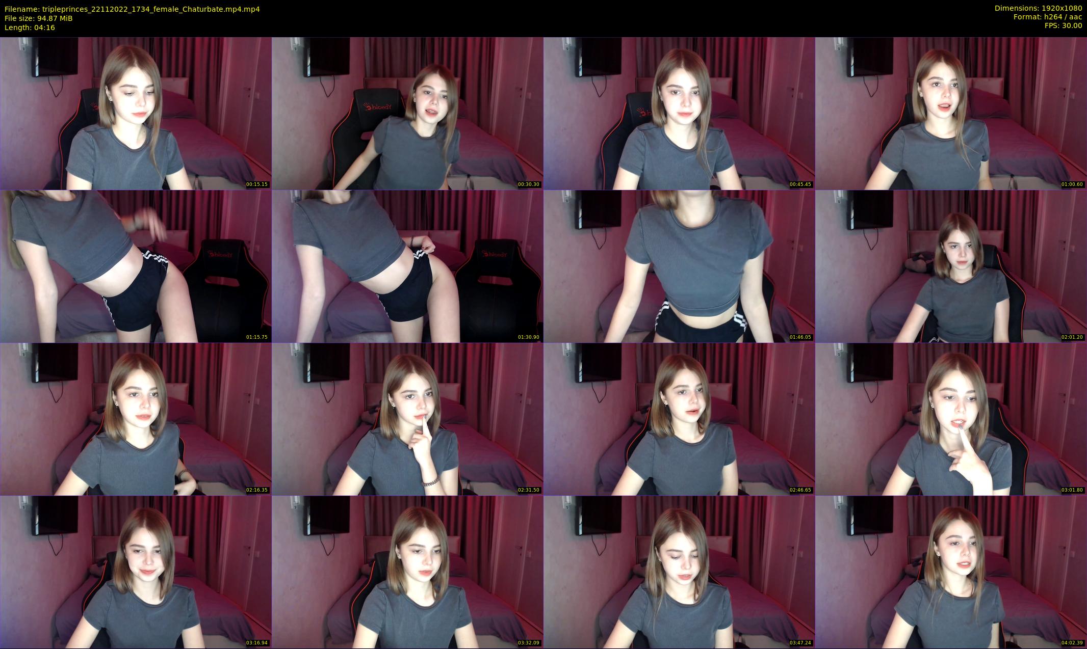 tripleprinces — 5 minute Chaturbate female cam show recording, 1080p, Nov 22, 2022