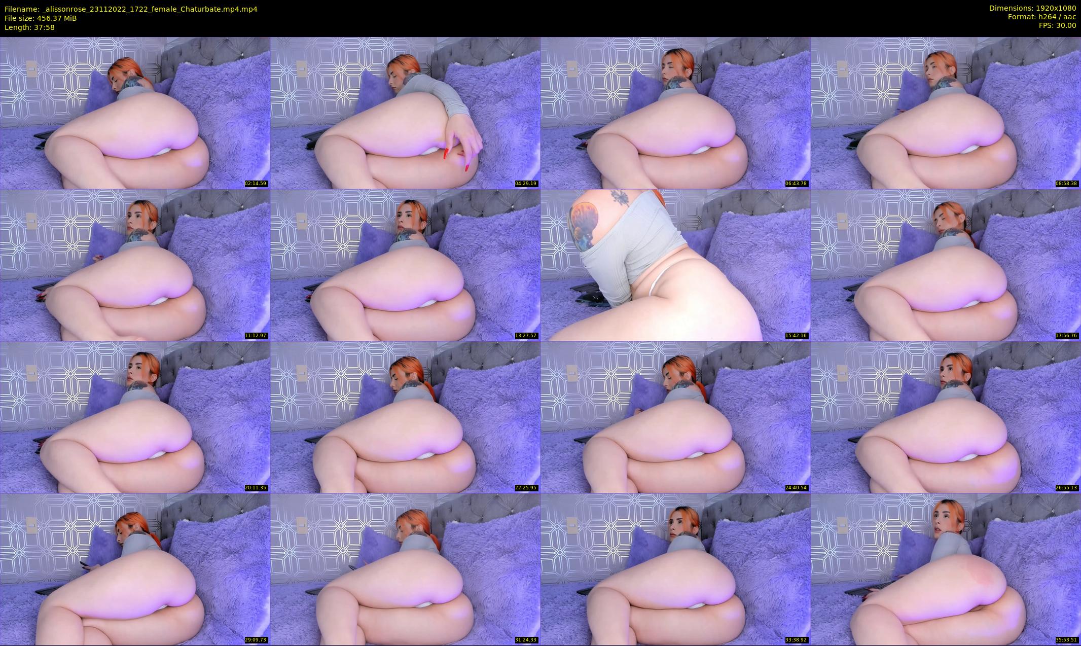 _alissonrose — 38 minute Chaturbate female cam show recording, 1080p, Nov 23, 2022
