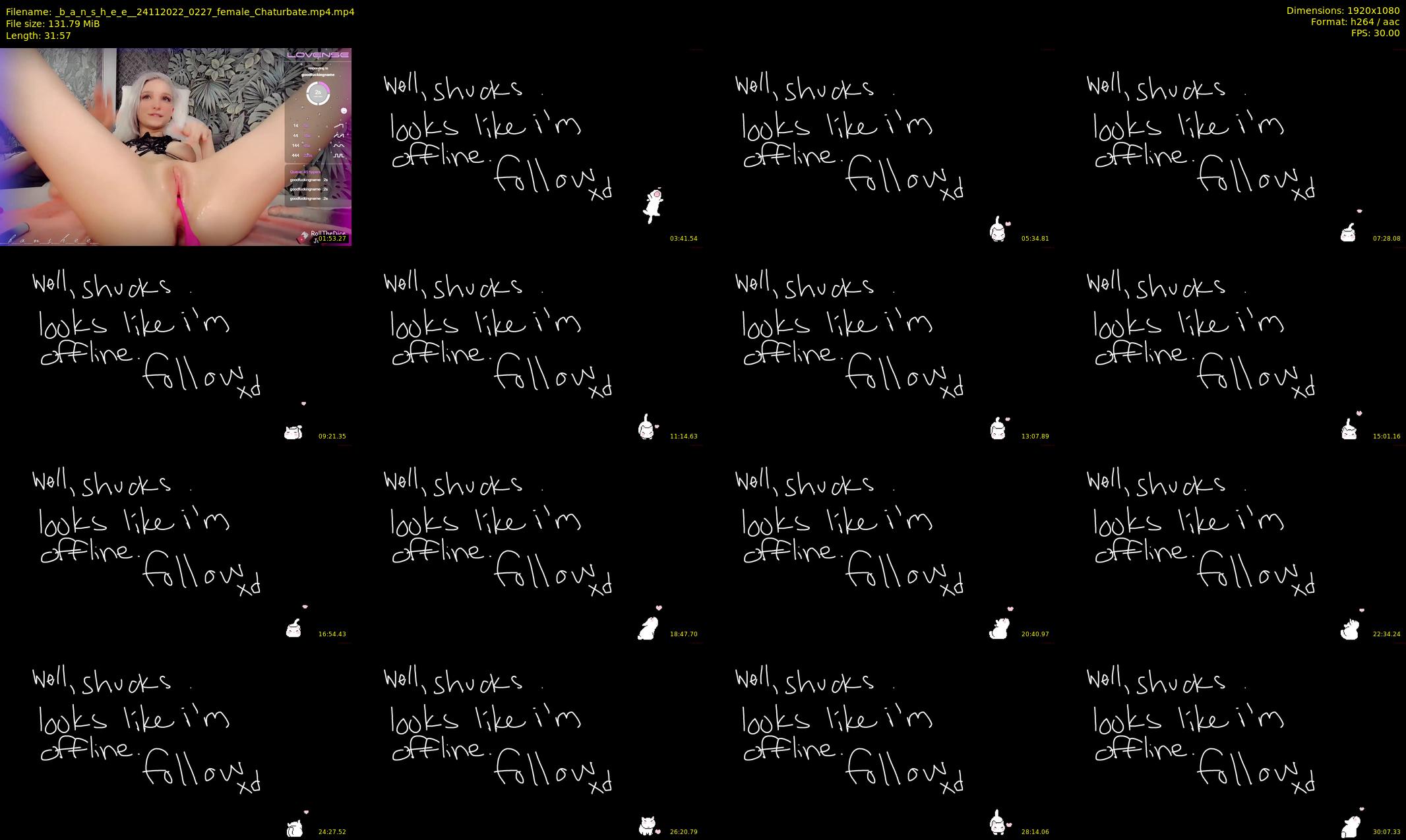 _b_a_n_s_h_e_e_ — 32 minute Chaturbate female cam show recording, 1080p, Nov 24, 2022
