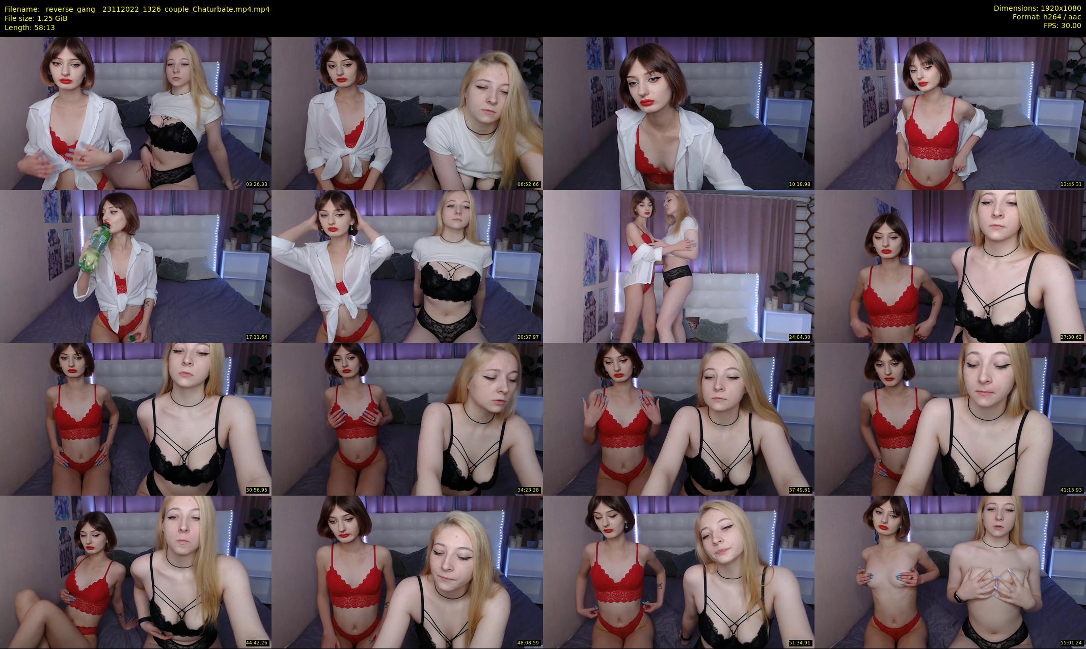 _reverse_gang_ — 59 minute Chaturbate couple cam show recording, 1080p, Nov 23, 2022