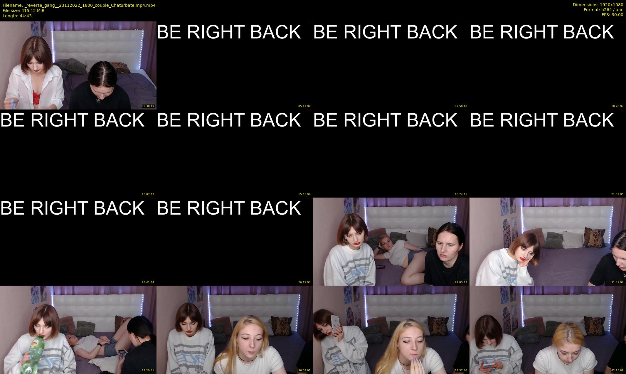_reverse_gang_ — 45 minute Chaturbate couple cam show recording, 1080p, Nov 23, 2022