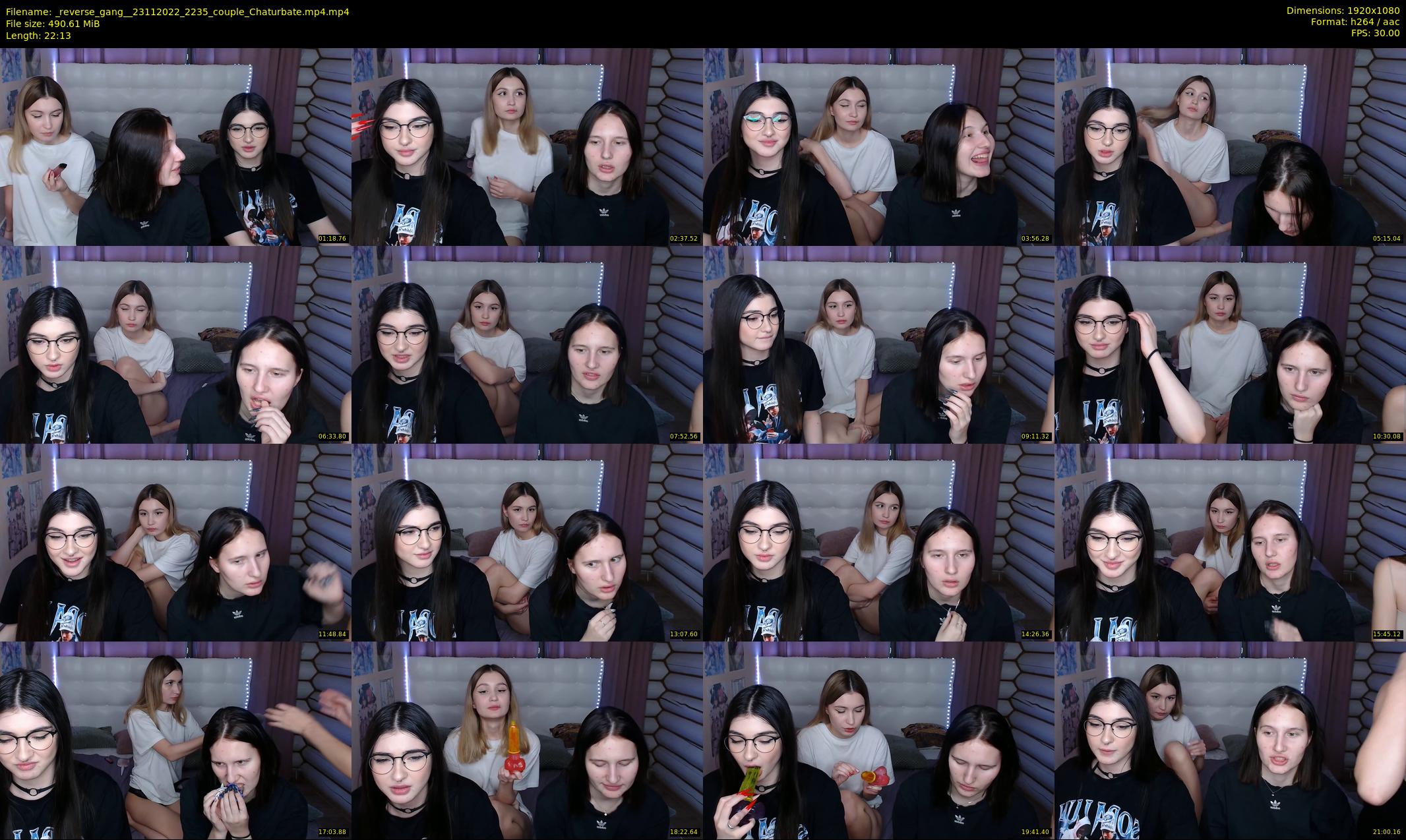 _reverse_gang_ — 23 minute Chaturbate couple cam show recording, 1080p, Nov 23, 2022