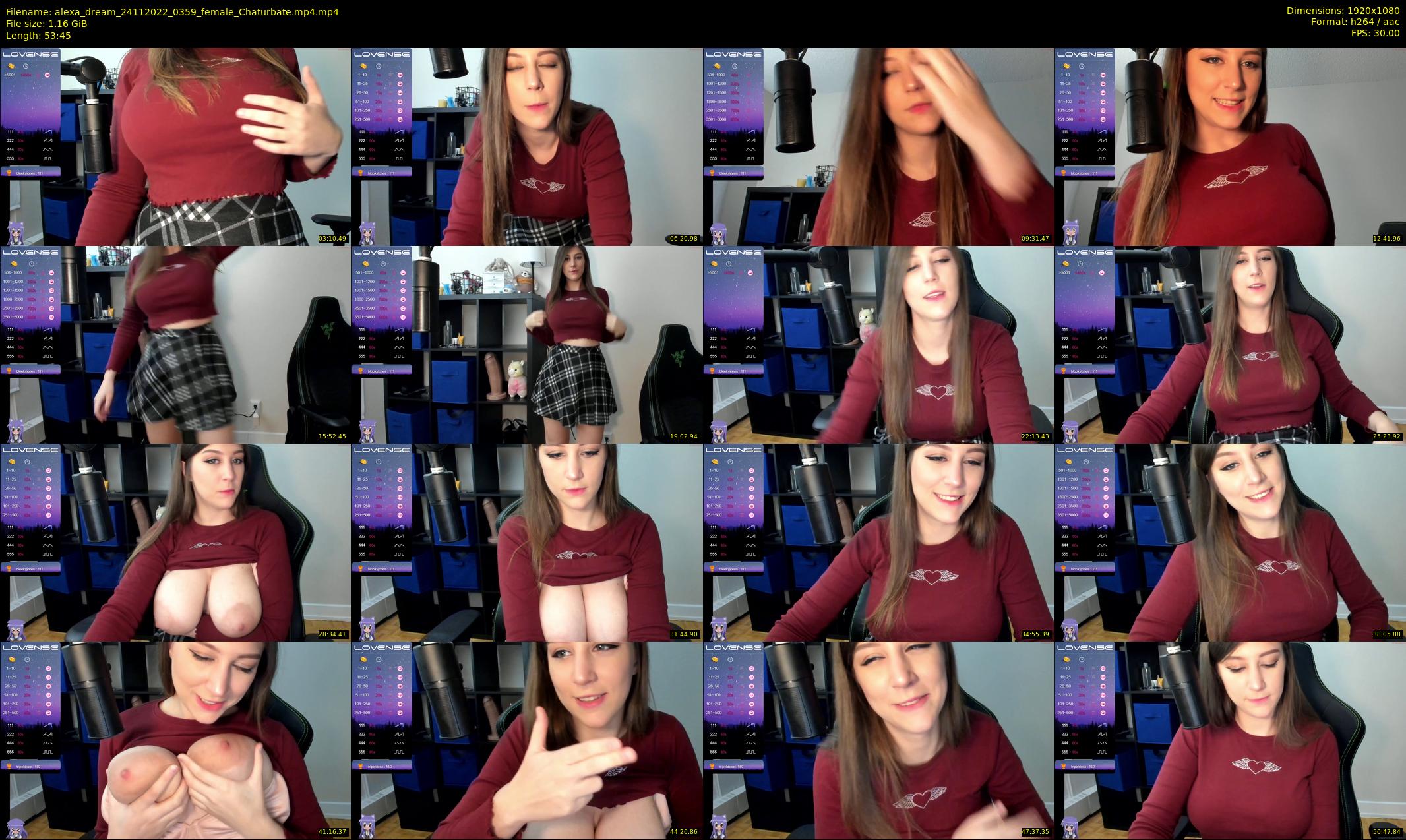 alexa_dream — 54 minute Chaturbate female cam show recording, 1080p, Nov 24, 2022