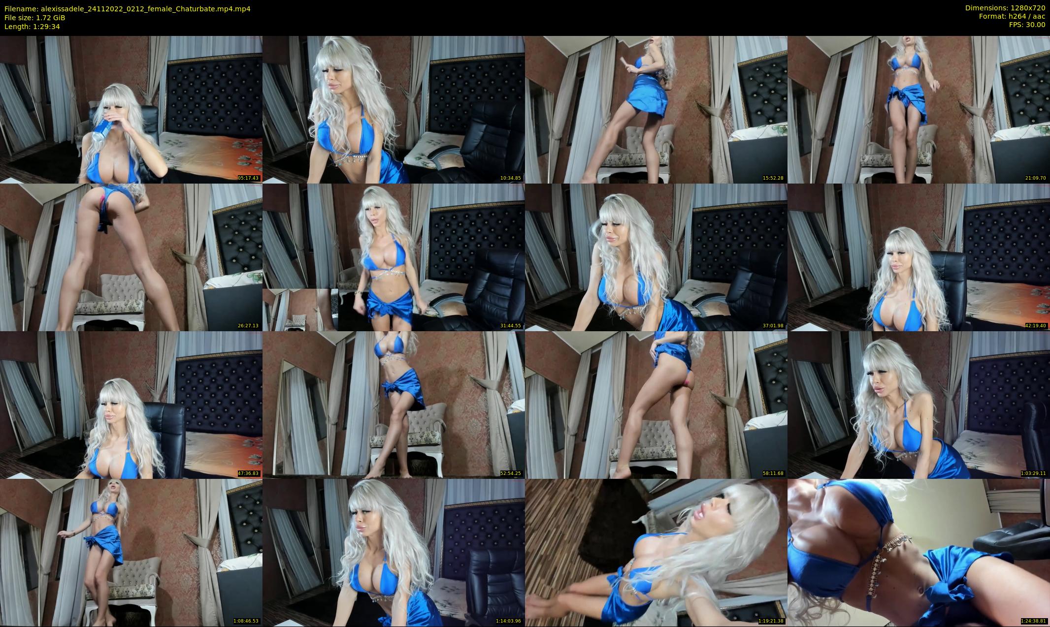 alexissadele — 90 minute Chaturbate female cam show recording, 720p, Nov 24, 2022