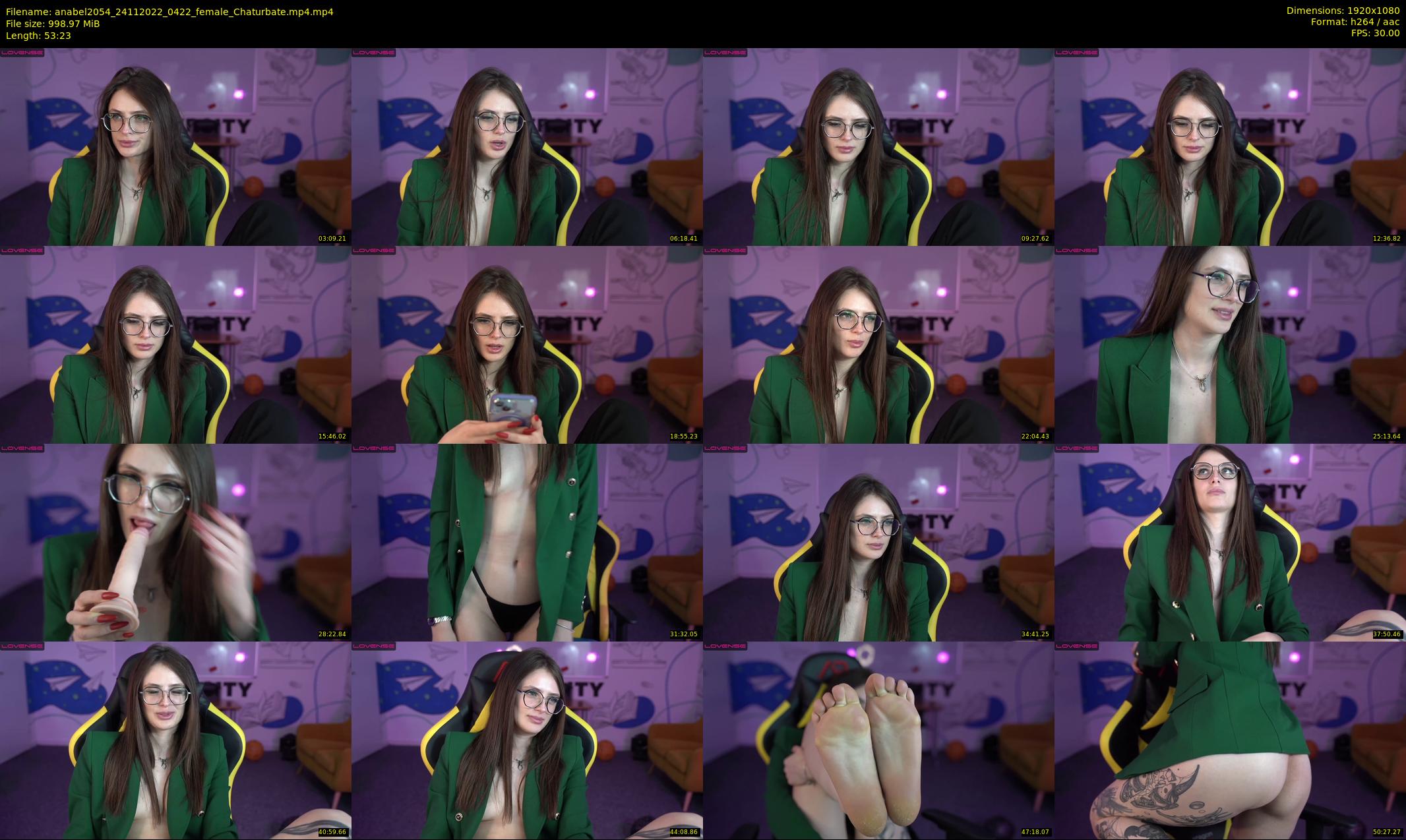 anabel2054 — 54 minute Chaturbate female cam show recording, 1080p, Nov 24, 2022