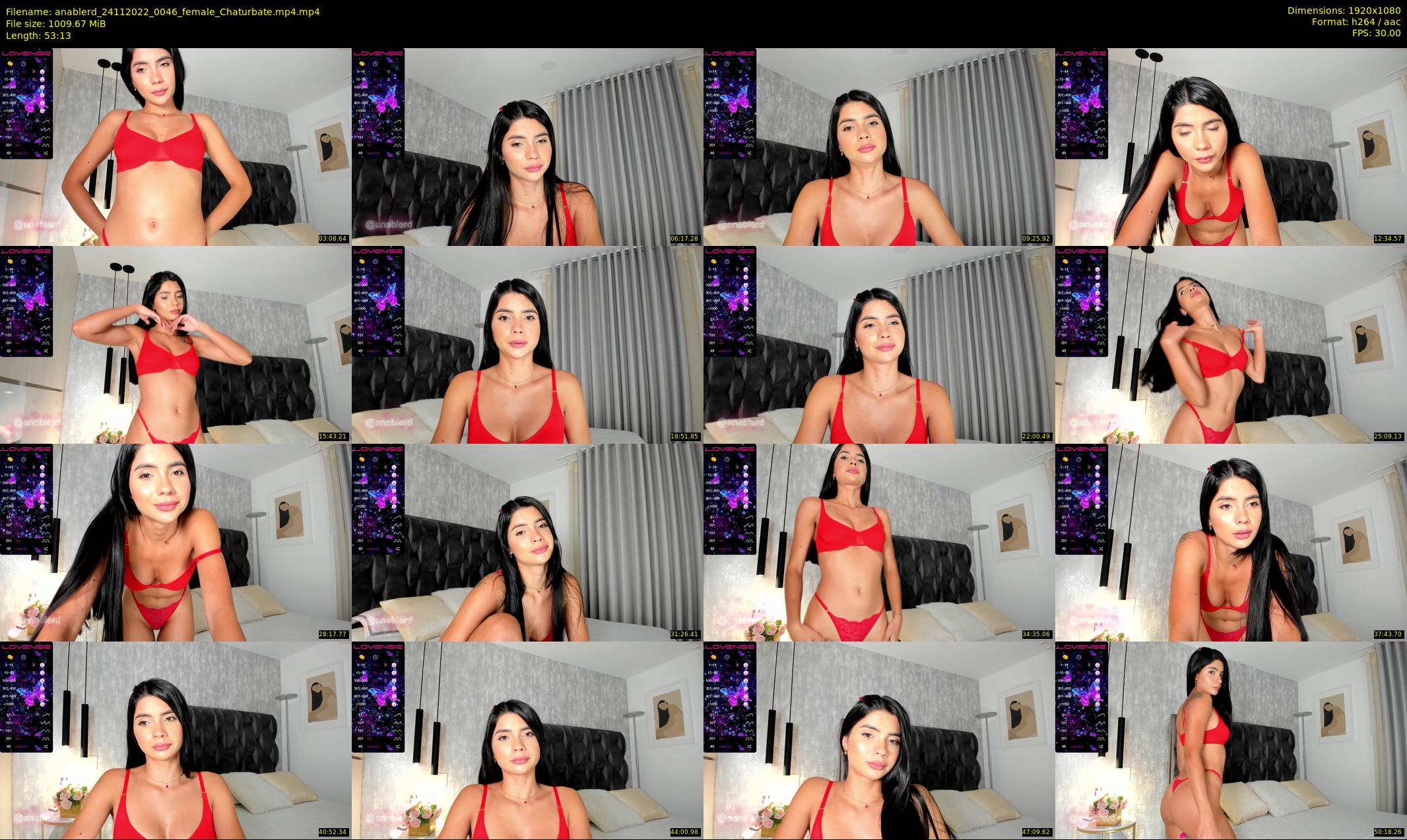 anablerd — 54 minute Chaturbate female cam show recording, 1080p, Nov 24, 2022