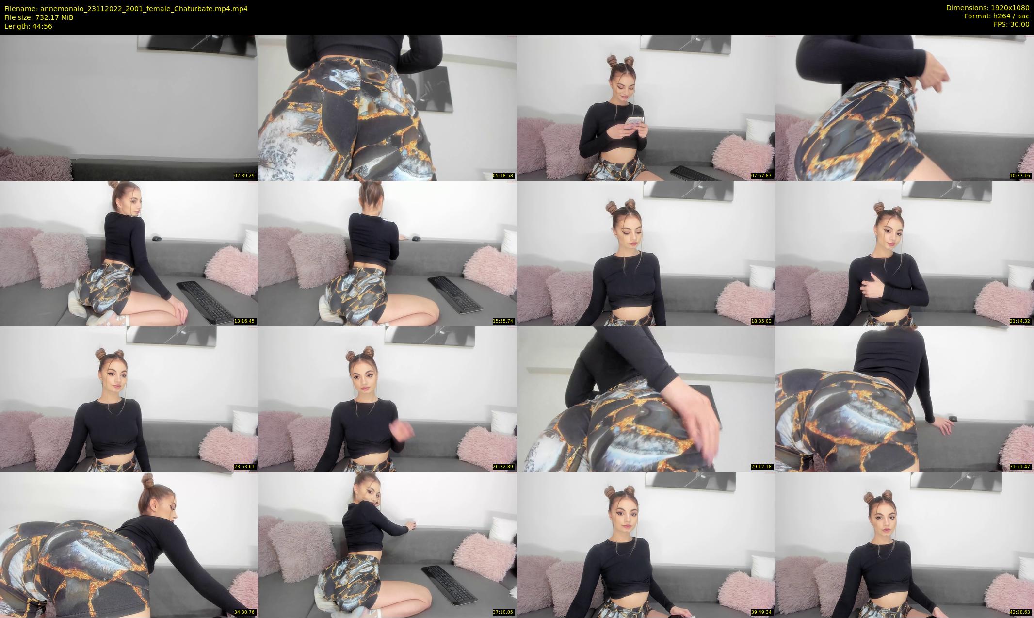 annemonalo — 45 minute Chaturbate female cam show recording, 1080p, Nov 23, 2022