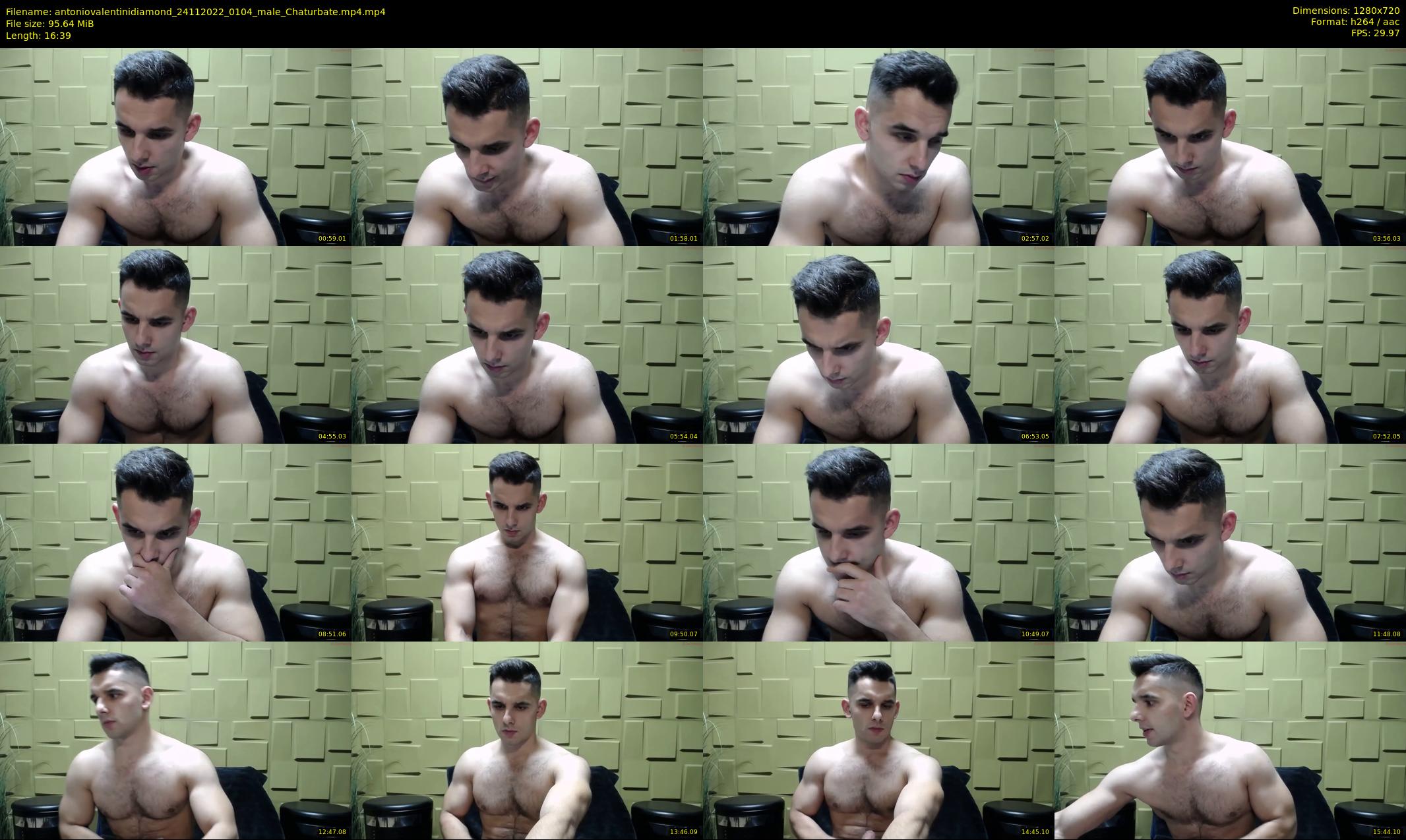 antoniovalentinidiamond — 17 minute Chaturbate male cam show recording, 720p, Nov 24, 2022