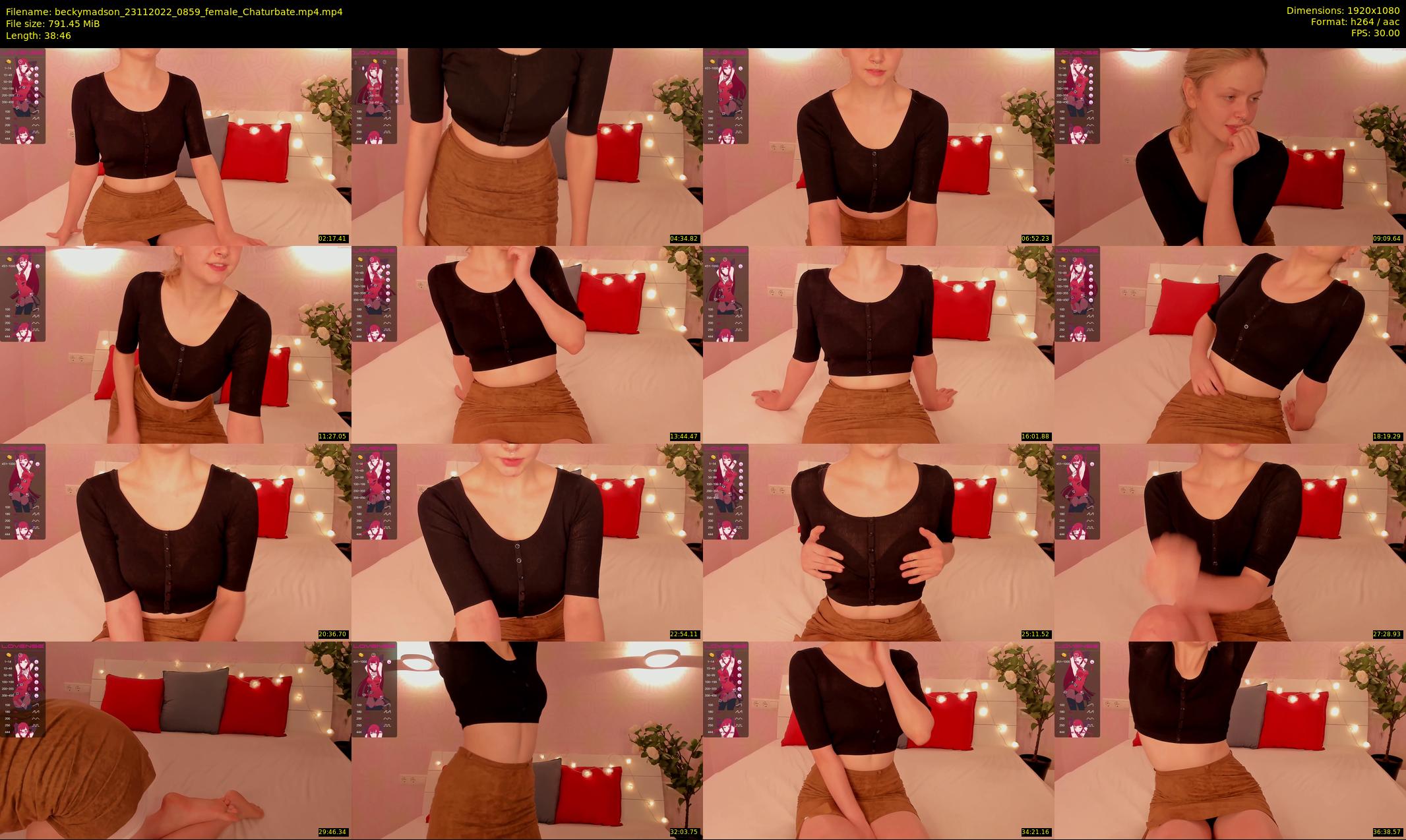 beckymadson — 39 minute Chaturbate female cam show recording, 1080p, Nov 23, 2022