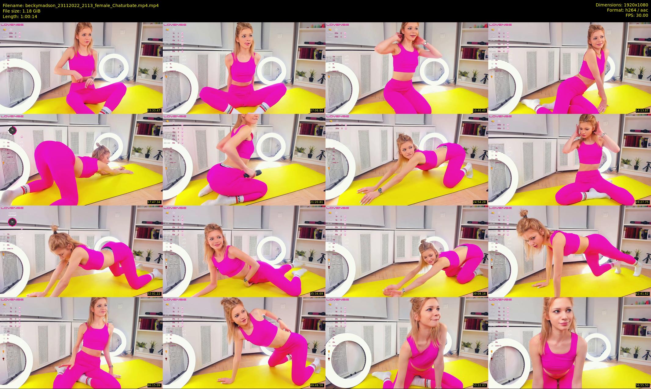 beckymadson — 61 minute Chaturbate female cam show recording, 1080p, Nov 23, 2022