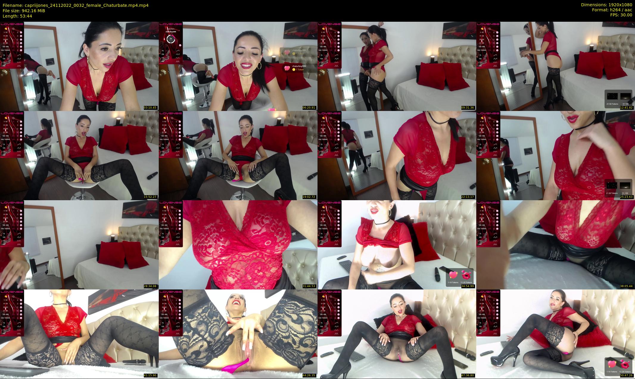 capriijones — 54 minute Chaturbate female cam show recording, 1080p, Nov 24, 2022