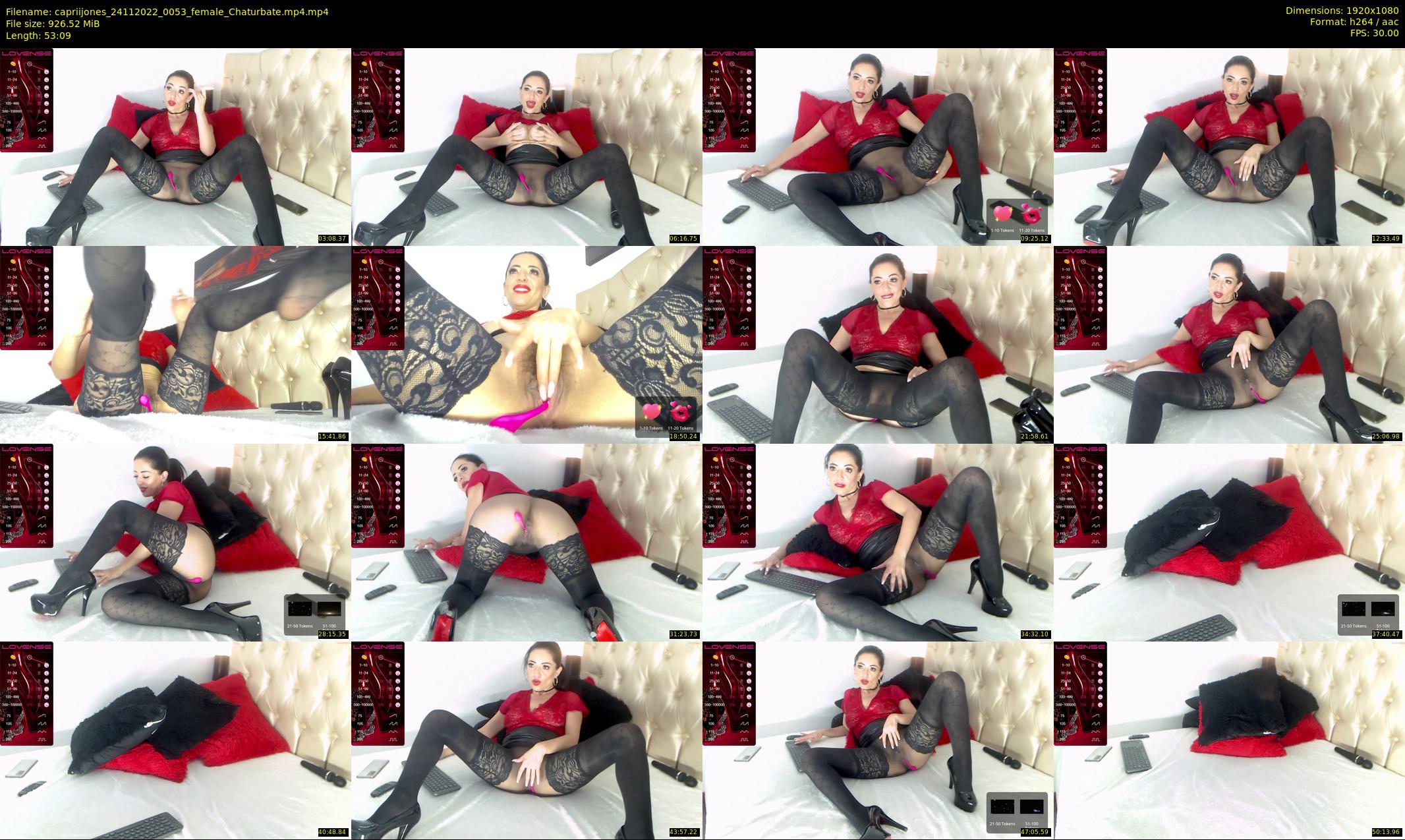 capriijones — 54 minute Chaturbate female cam show recording, 1080p, Nov 24, 2022