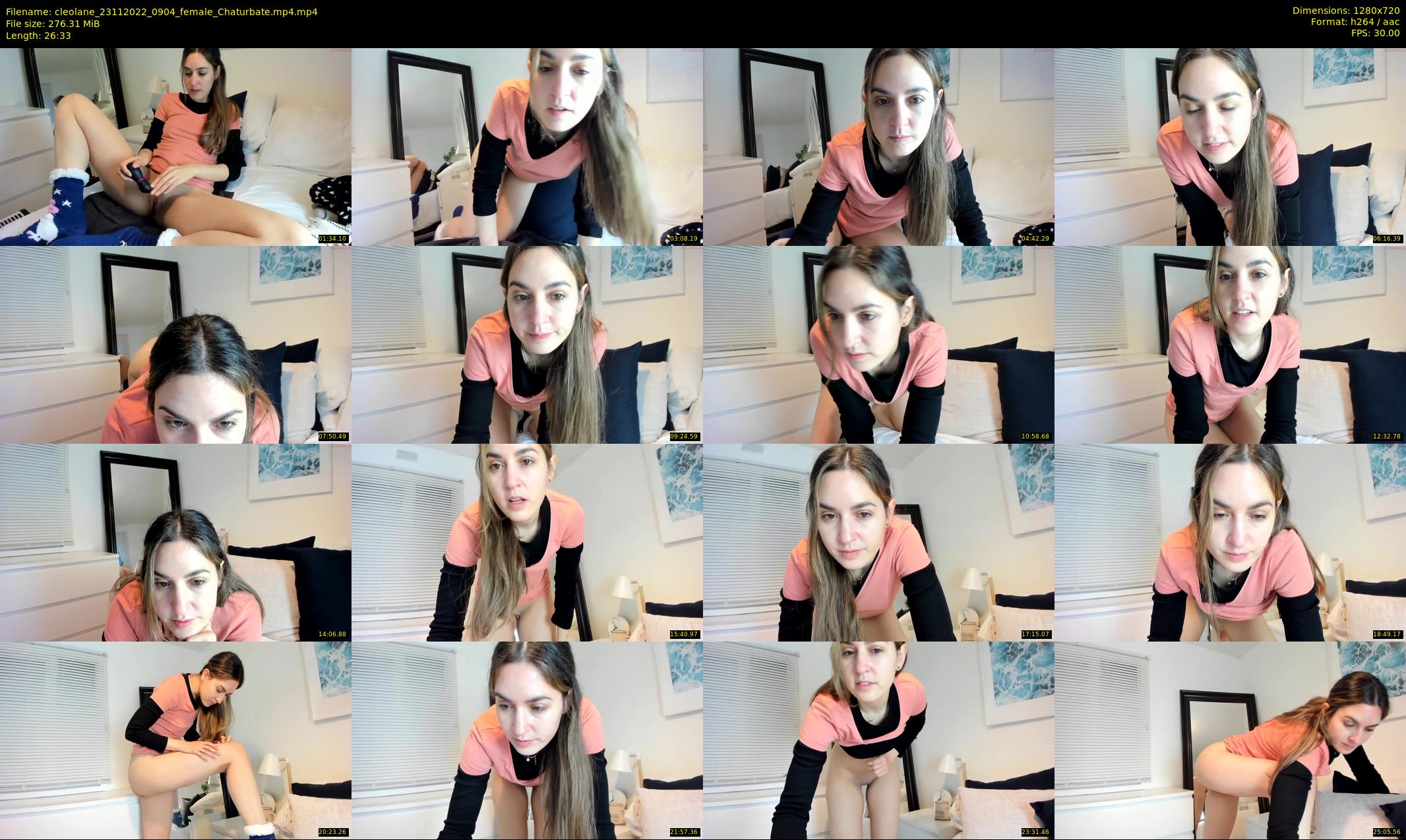 cleolane — 27 minute Chaturbate female cam show recording, 720p, Nov 23, 2022