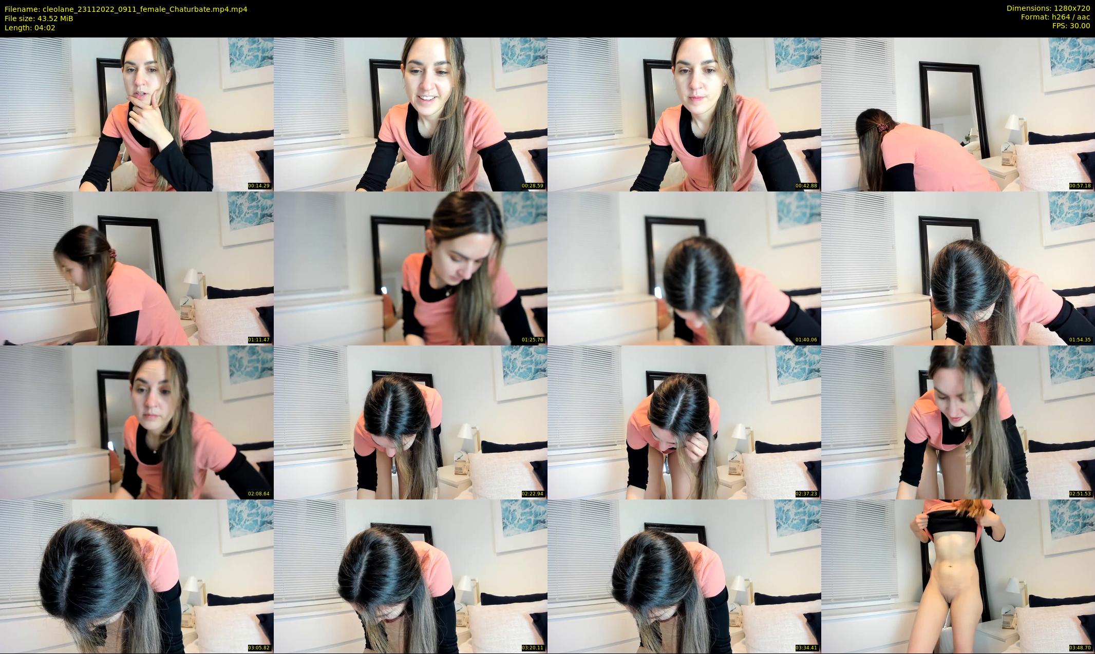 cleolane — 5 minute Chaturbate female cam show recording, 720p, Nov 23, 2022