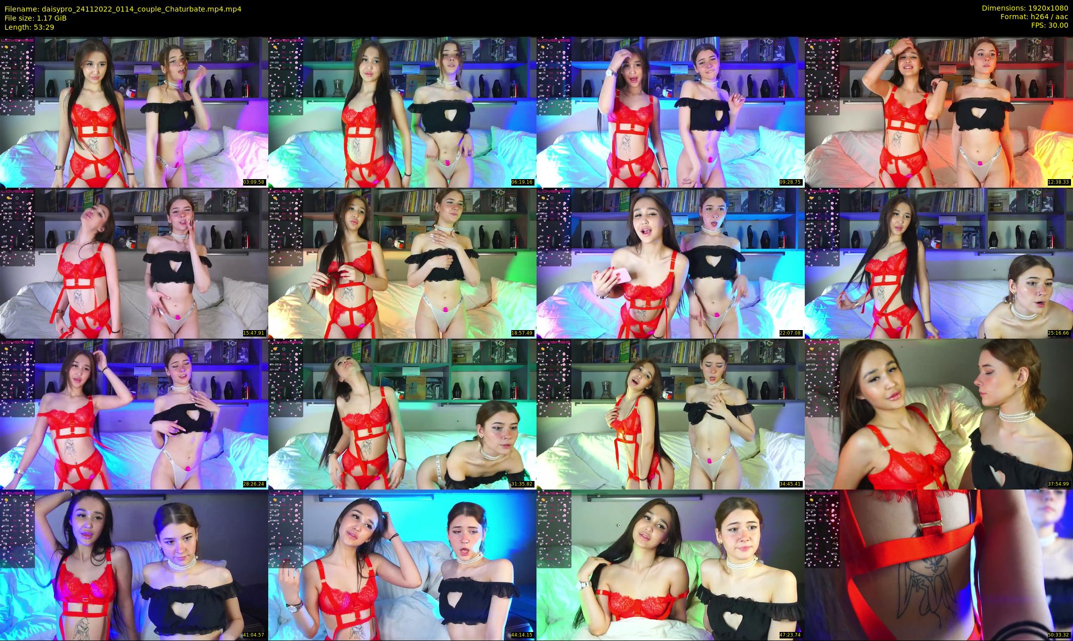 daisypro — 54 minute Chaturbate couple cam show recording, 1080p, Nov 24, 2022