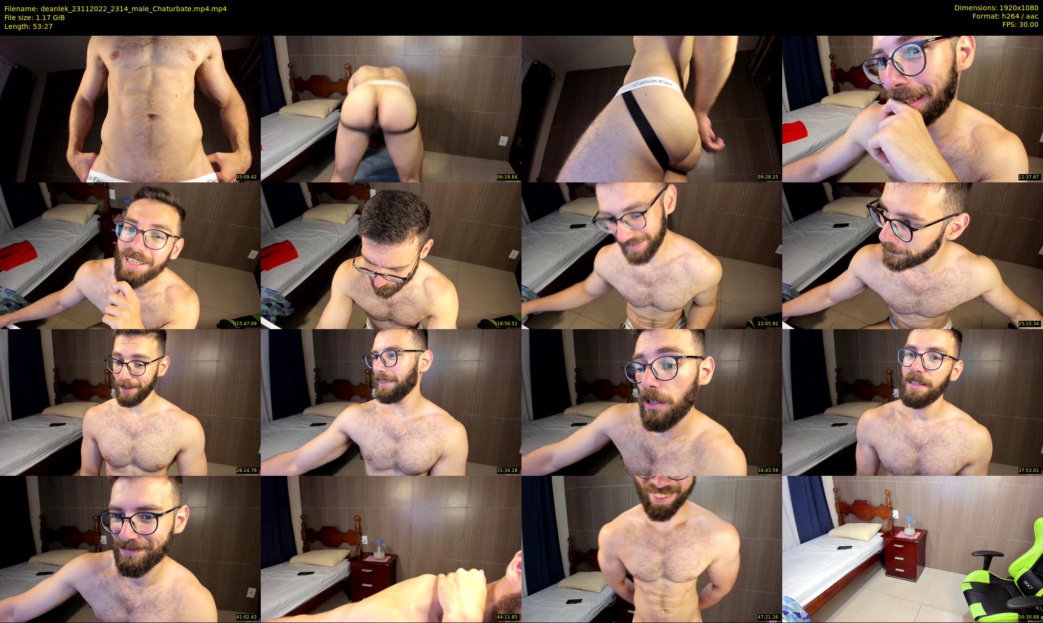 deanlek — 54 minute Chaturbate male cam show recording, 1080p, Nov 23, 2022