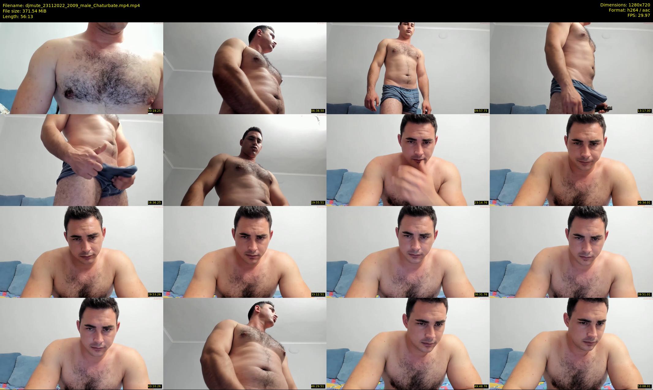 djmute — 57 minute Chaturbate male cam show recording, 720p, Nov 23, 2022