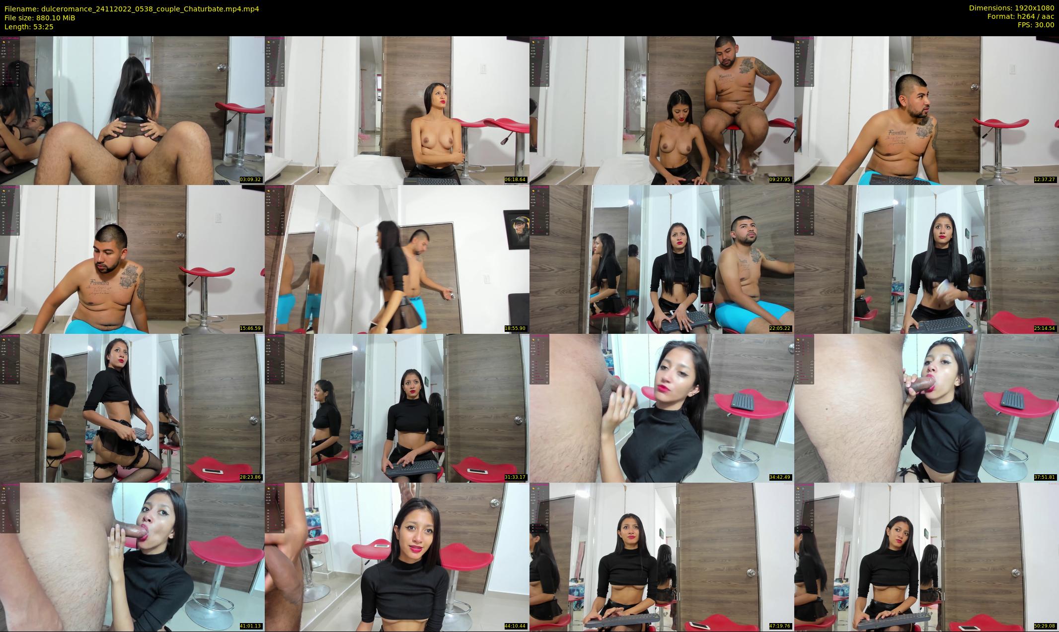 dulceromance — 54 minute Chaturbate couple cam show recording, 1080p, Nov 24, 2022