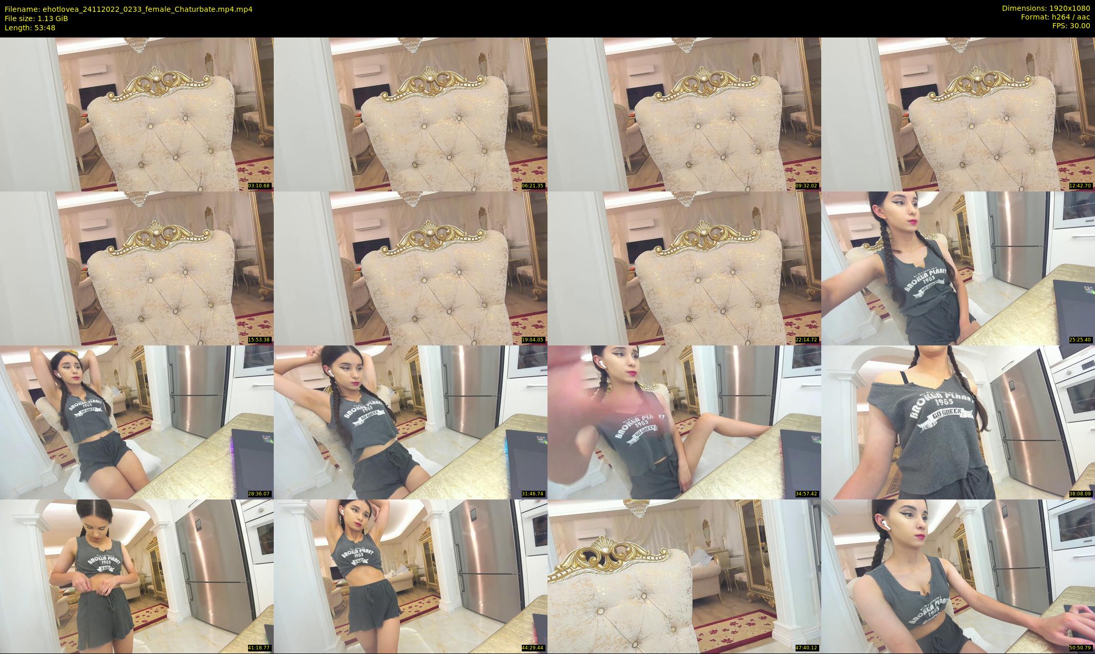 ehotlovea — 54 minute Chaturbate female cam show recording, 1080p, Nov 24, 2022