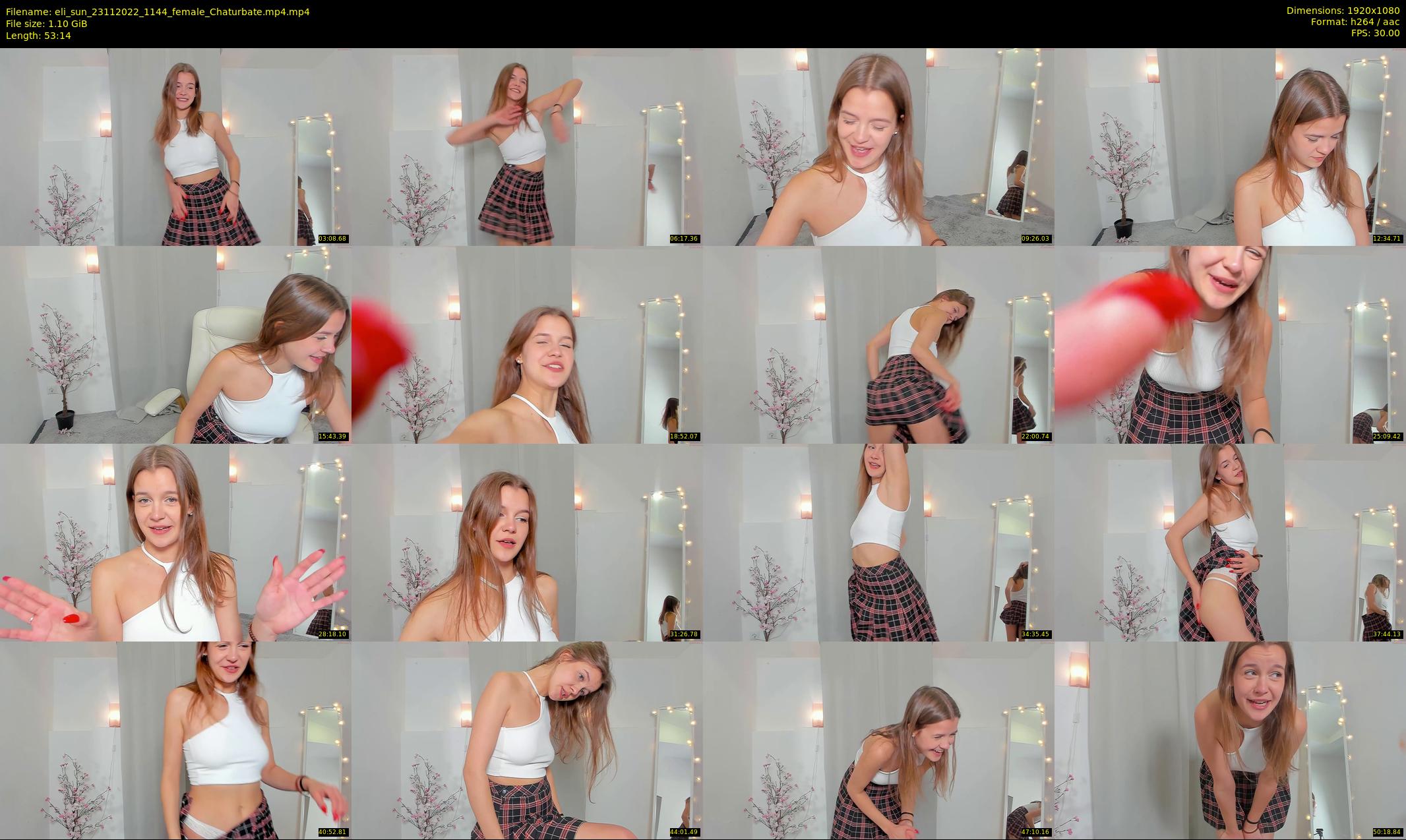eli_sun — 54 minute Chaturbate female cam show recording, 1080p, Nov 23, 2022