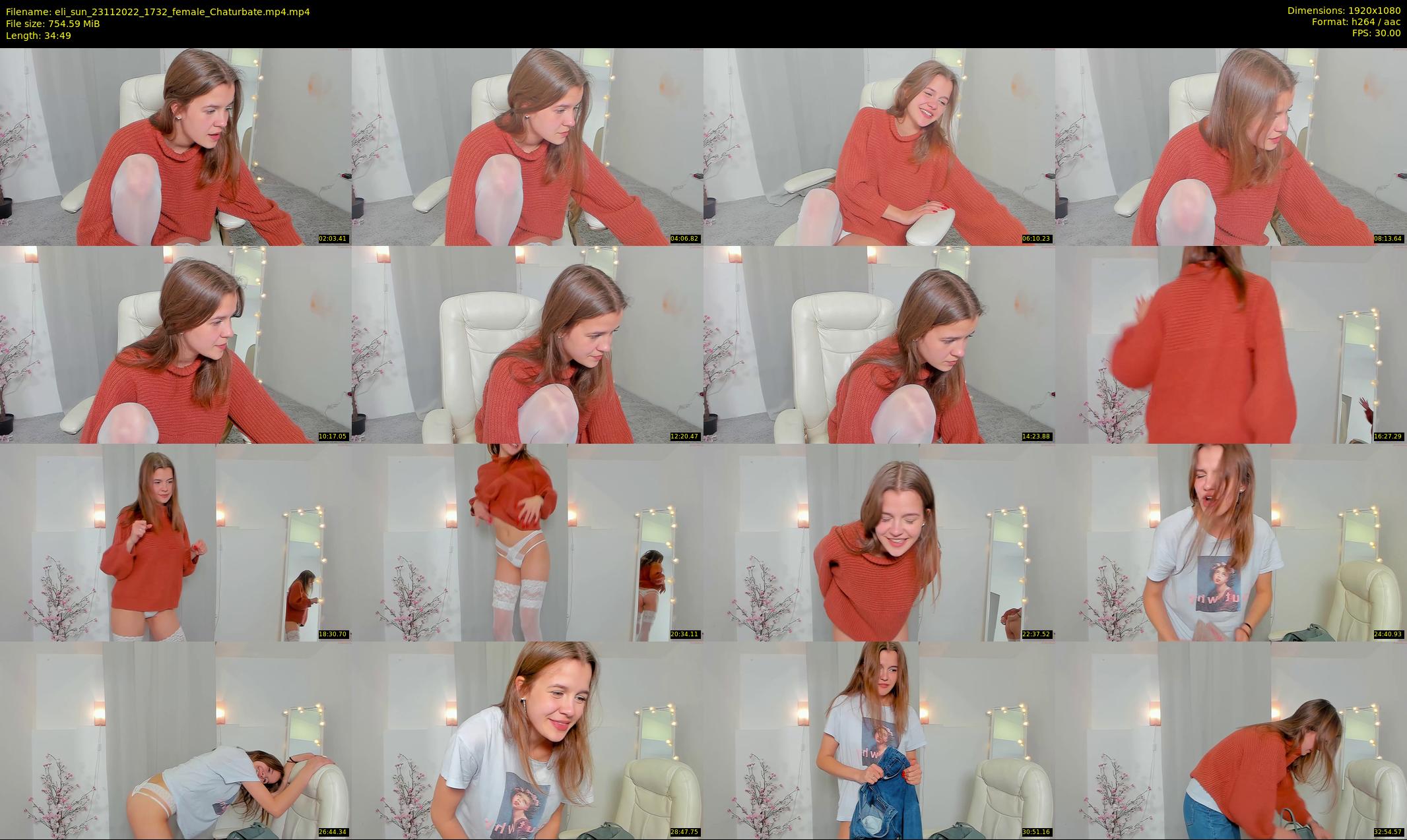 eli_sun — 35 minute Chaturbate female cam show recording, 1080p, Nov 23, 2022
