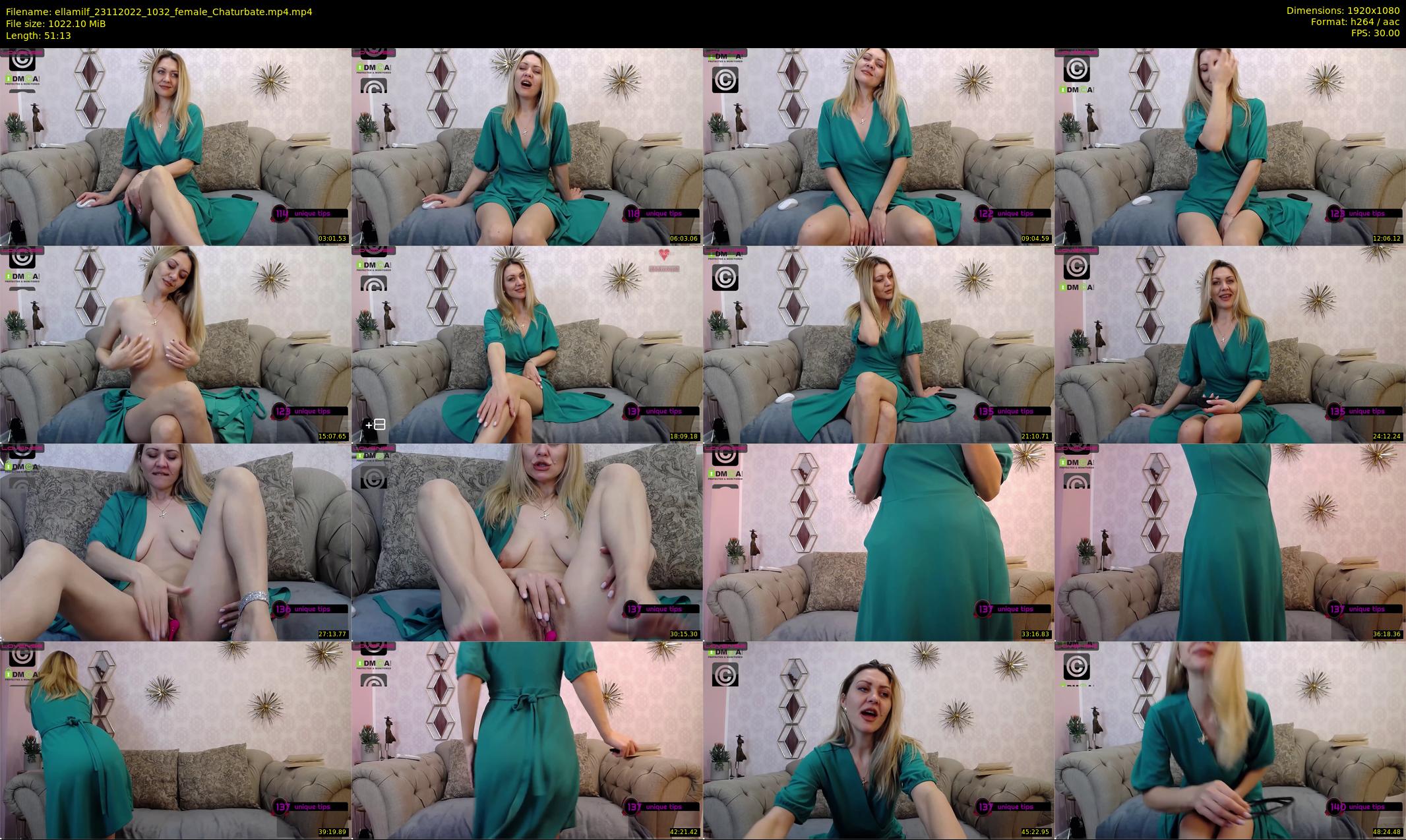 ellamilf — 52 minute Chaturbate female cam show recording, 1080p, Nov 23, 2022