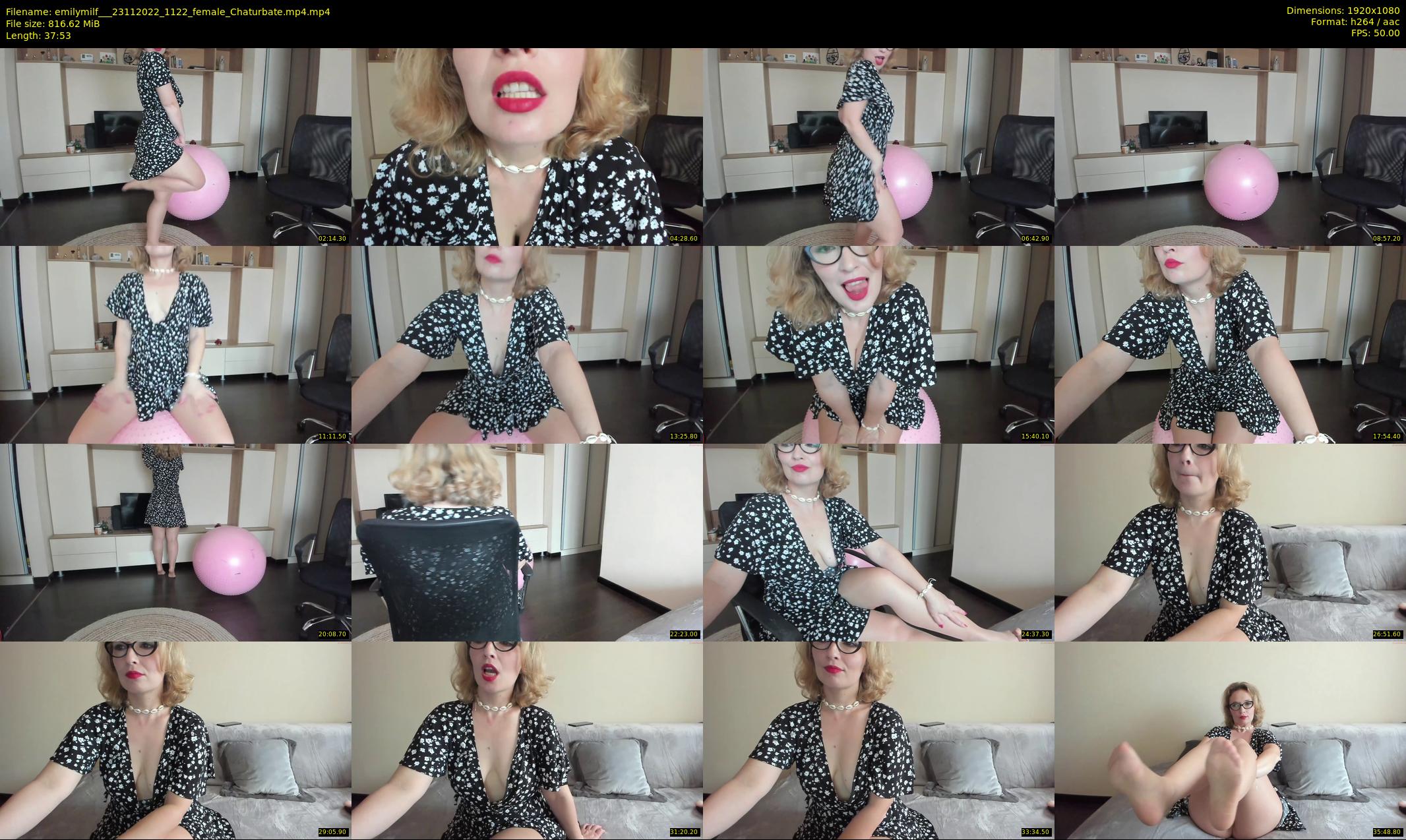 emilymilf__ — 38 minute Chaturbate female cam show recording, 1080p, Nov 23, 2022