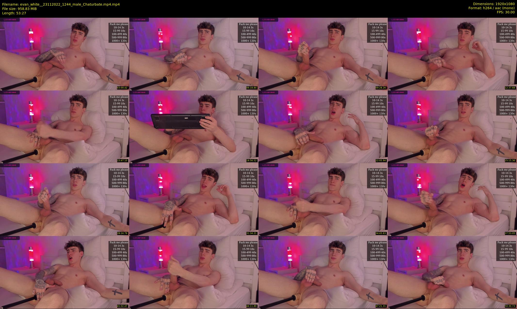 evan_white_ — 54 minute Chaturbate male cam show recording, 1080p, Nov 23, 2022