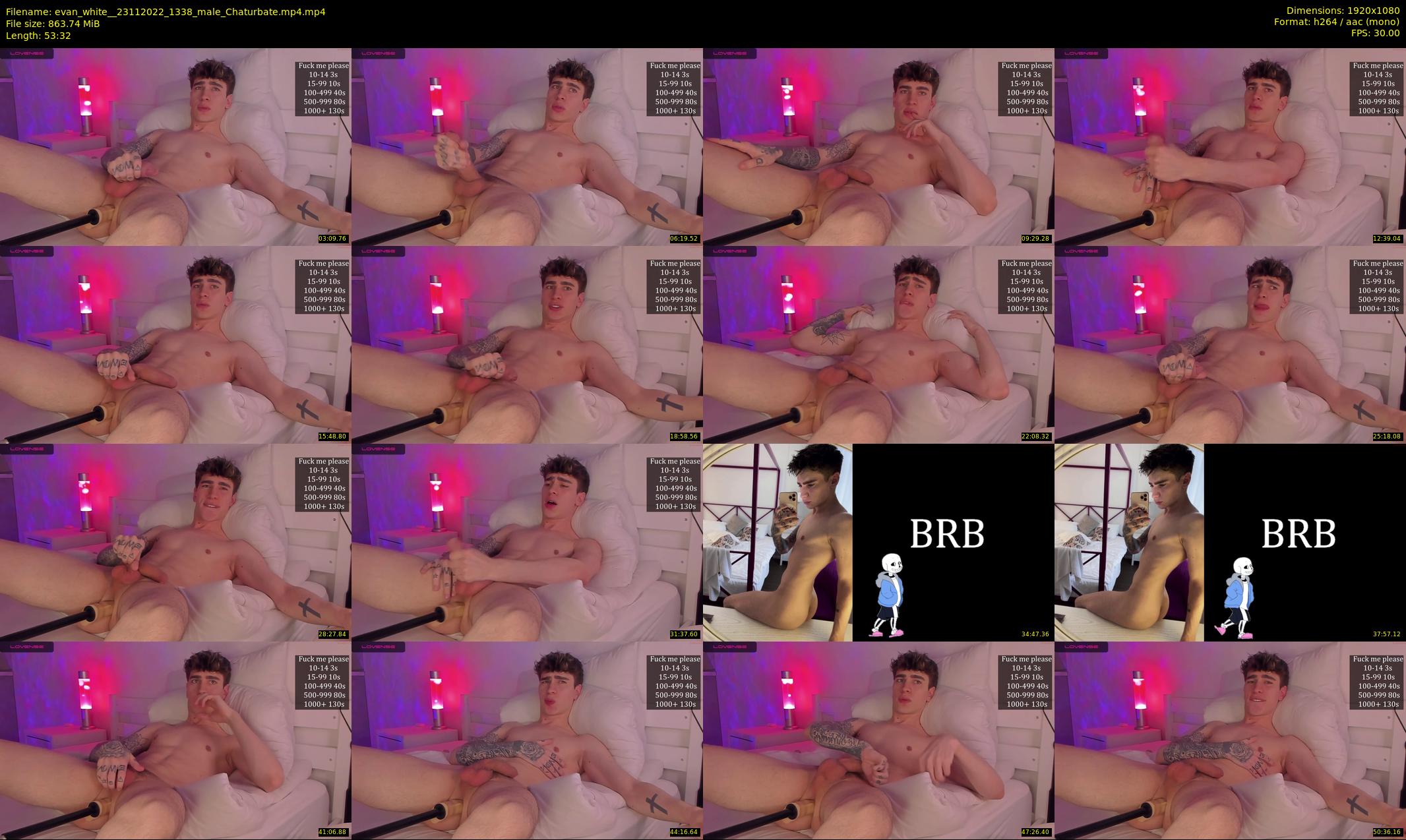 evan_white_ — 54 minute Chaturbate male cam show recording, 1080p, Nov 23, 2022