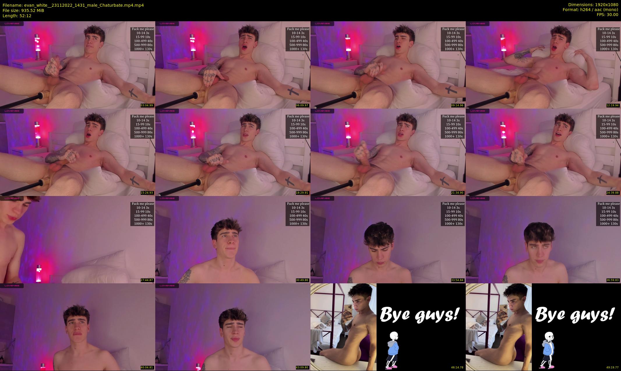 evan_white_ — 53 minute Chaturbate male cam show recording, 1080p, Nov 23, 2022