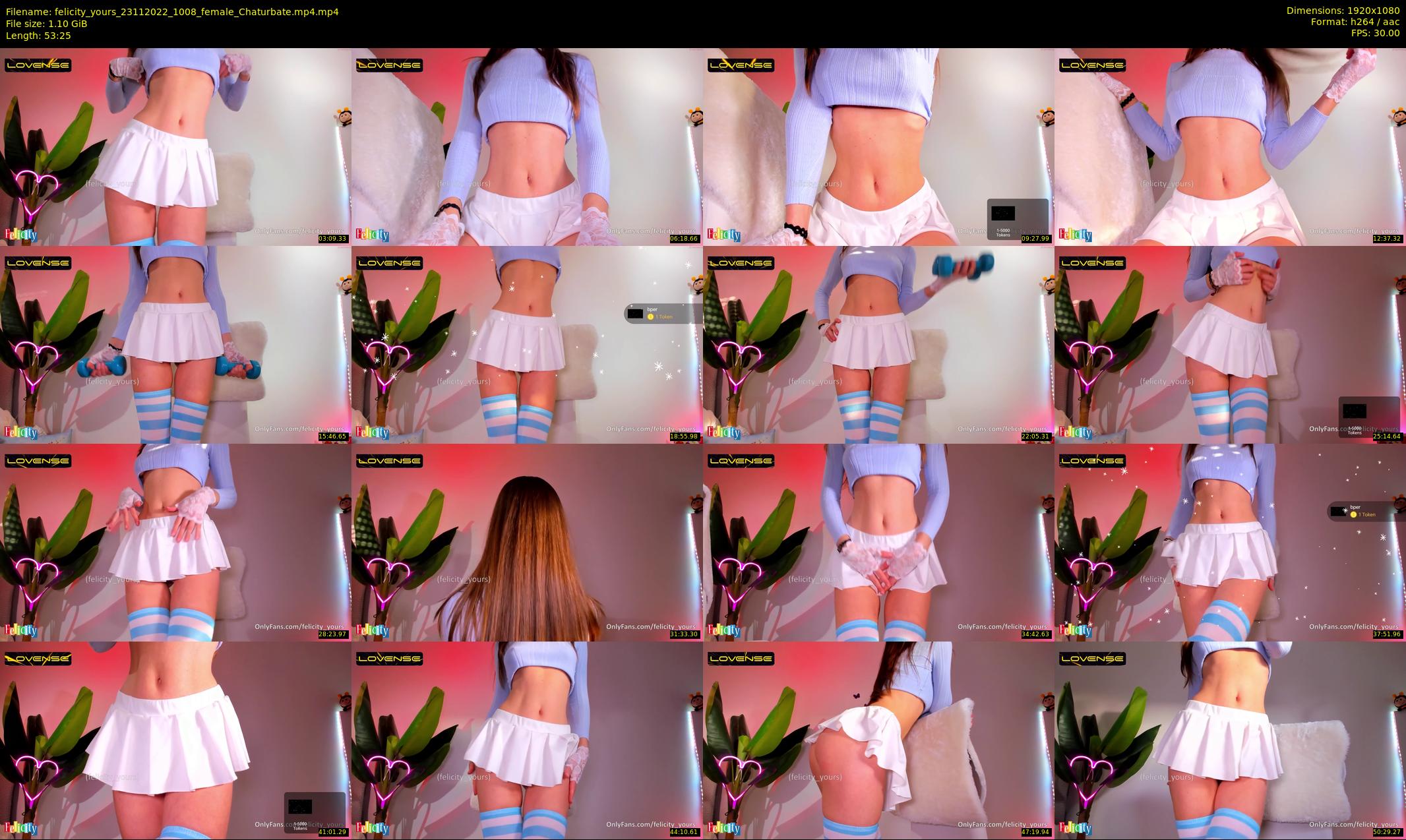 felicity_yours — 54 minute Chaturbate female cam show recording, 1080p, Nov 23, 2022