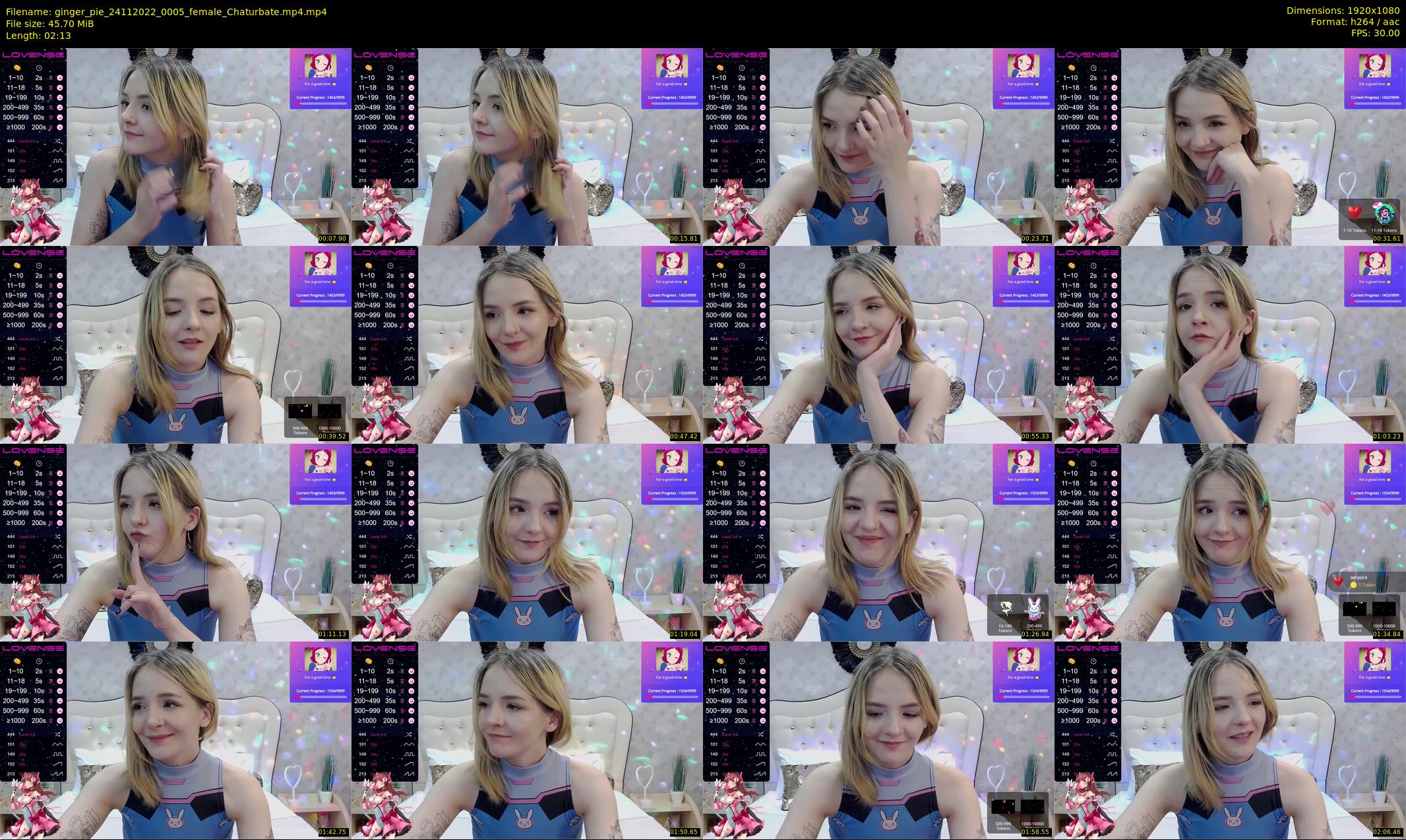 ginger_pie — 3 minute Chaturbate female cam show recording, 1080p, Nov 24, 2022