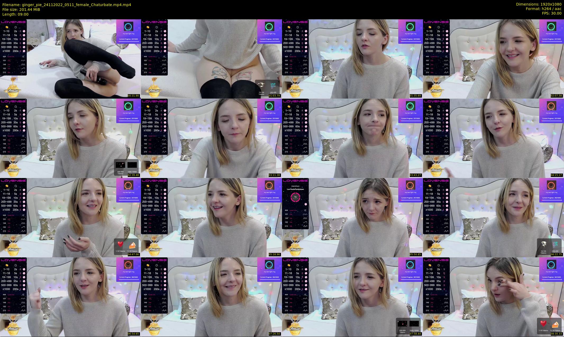 ginger_pie — 9 minute Chaturbate female cam show recording, 1080p, Nov 24, 2022