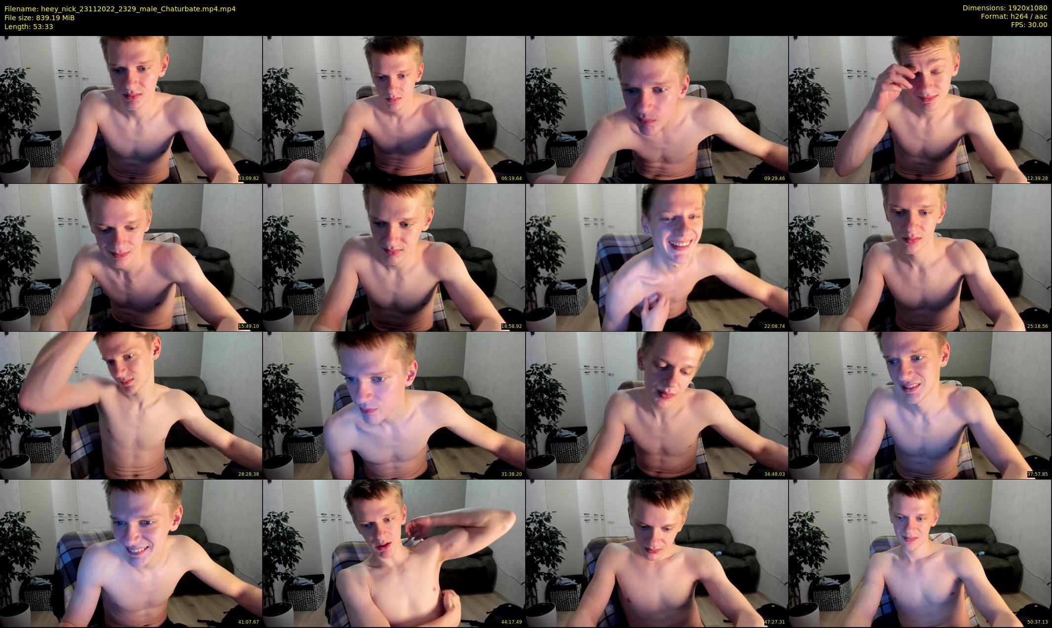 heey_nick — 54 minute Chaturbate male cam show recording, 1080p, Nov 23, 2022