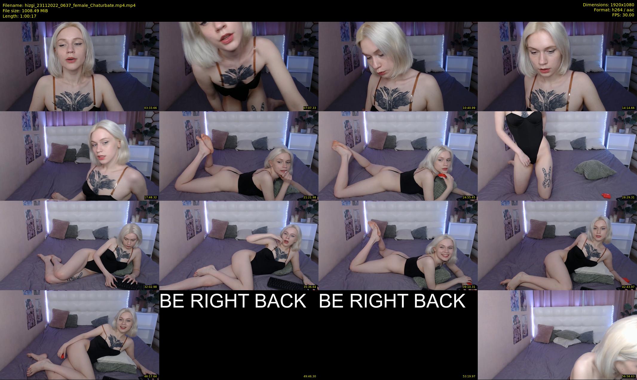 hizgi — 61 minute Chaturbate couple cam show recording, 1080p, Nov 23, 2022