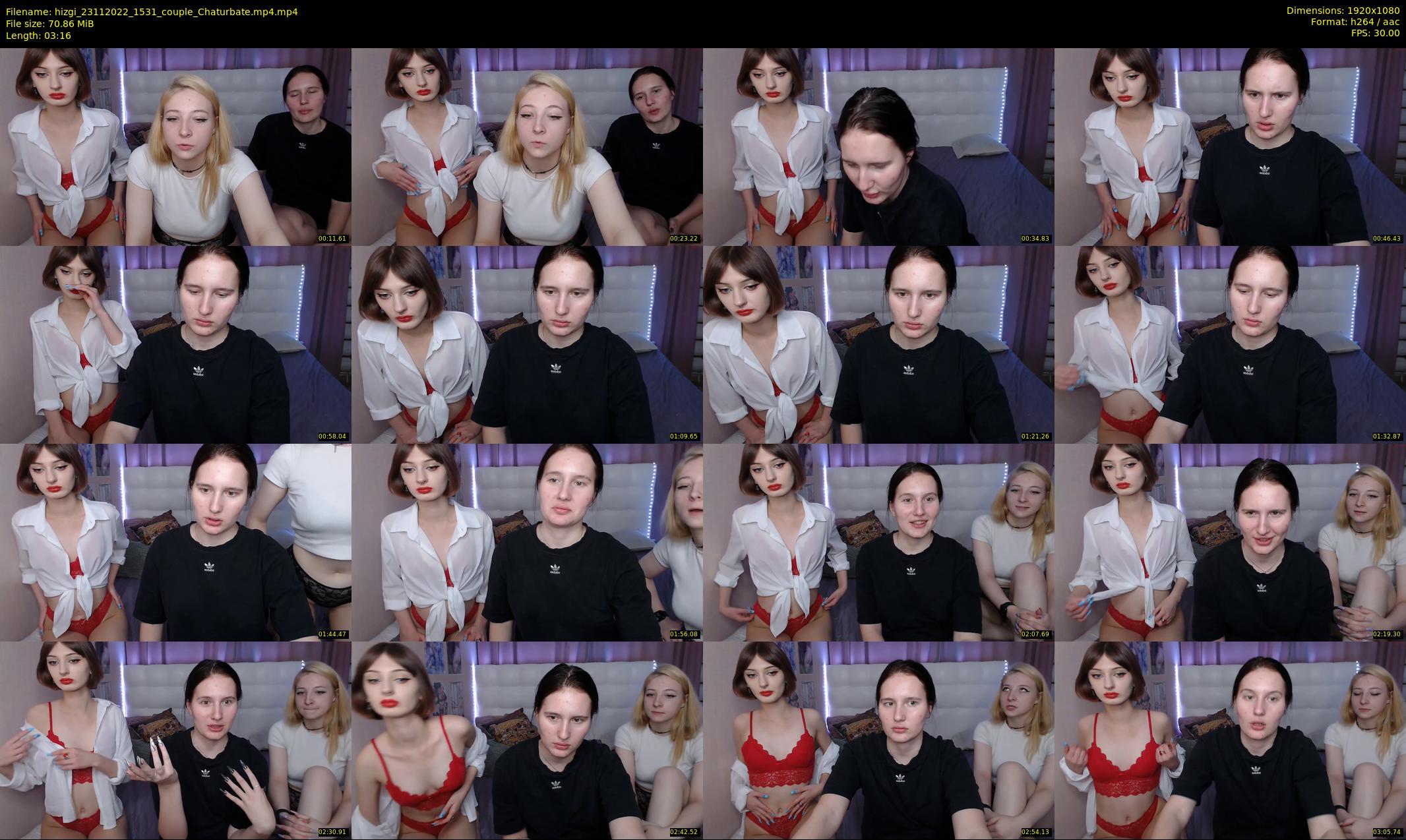 hizgi — 4 minute Chaturbate couple cam show recording, 1080p, Nov 23, 2022