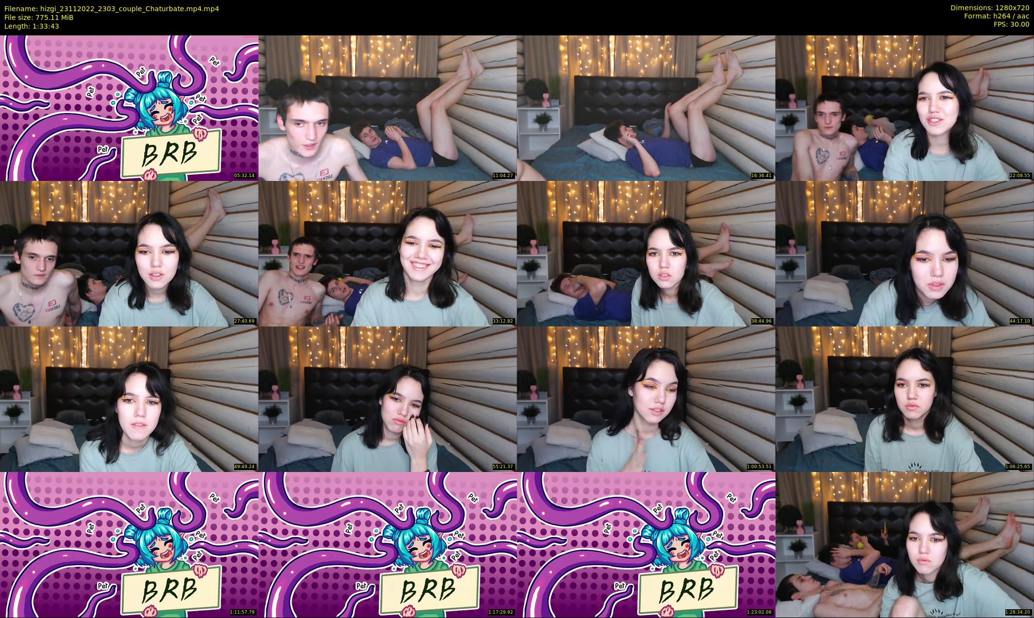 hizgi — 94 minute Chaturbate couple cam show recording, 720p, Nov 23, 2022