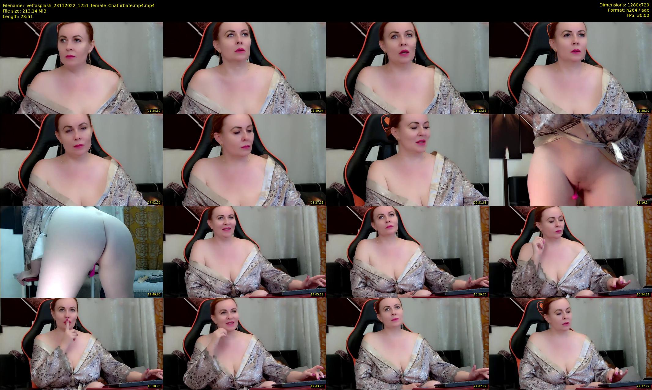 ivettasplash — 24 minute Chaturbate female cam show recording, 720p, Nov 23, 2022