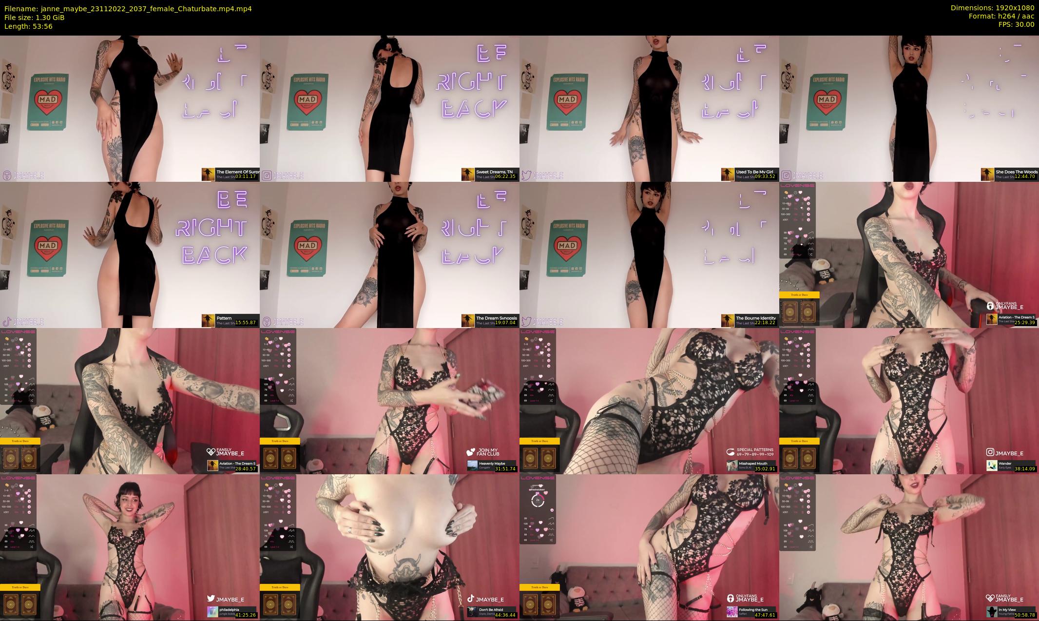 janne_maybe — 54 minute Chaturbate female cam show recording, 1080p, Nov 23, 2022