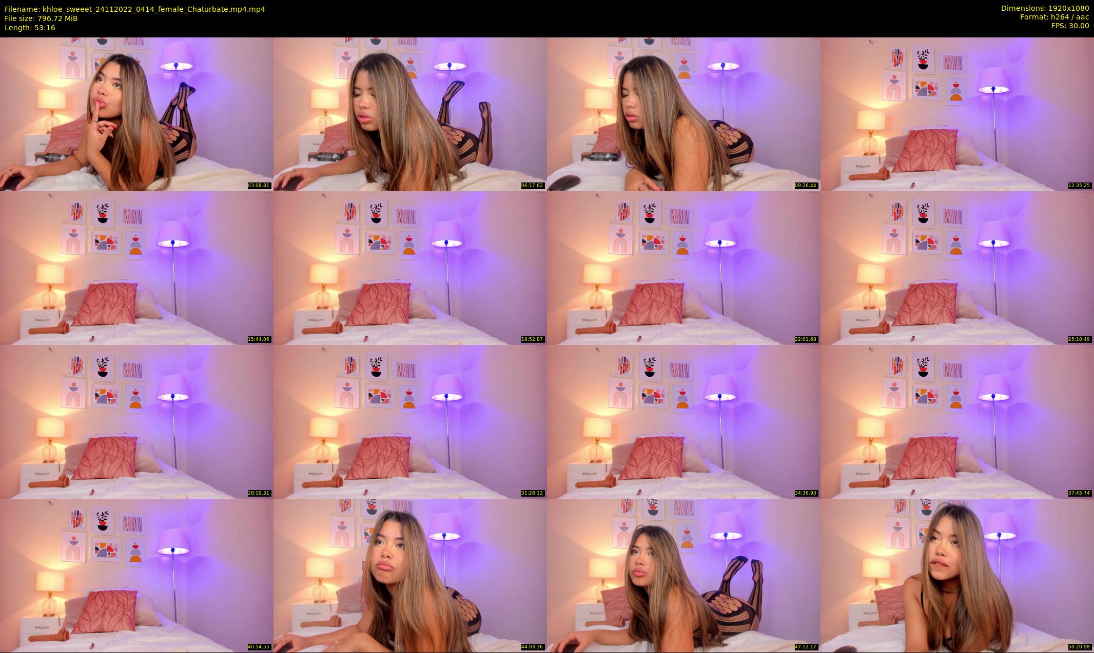 khloe_sweeet — 54 minute Chaturbate female cam show recording, 1080p, Nov 24, 2022