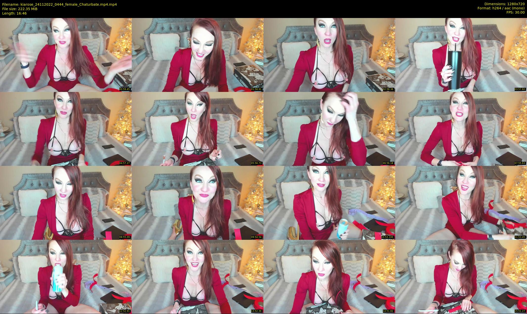 kiarose — 17 minute Chaturbate female cam show recording, 720p, Nov 24, 2022
